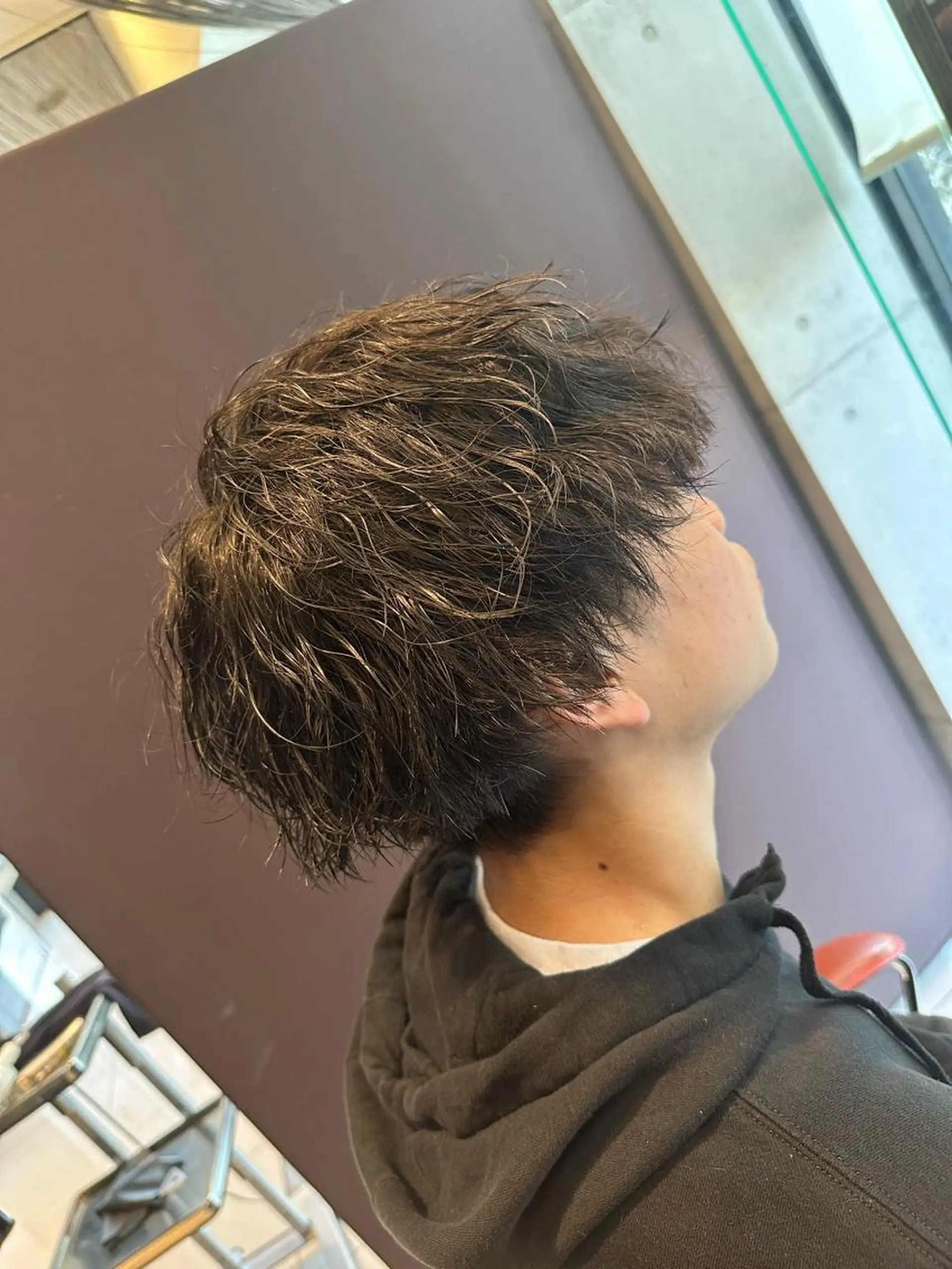 パーマ メンズ little×aimer仙台2号店所属・仙台駅/メンズパーマ /🔗髙橋海汰のヘアスタイル