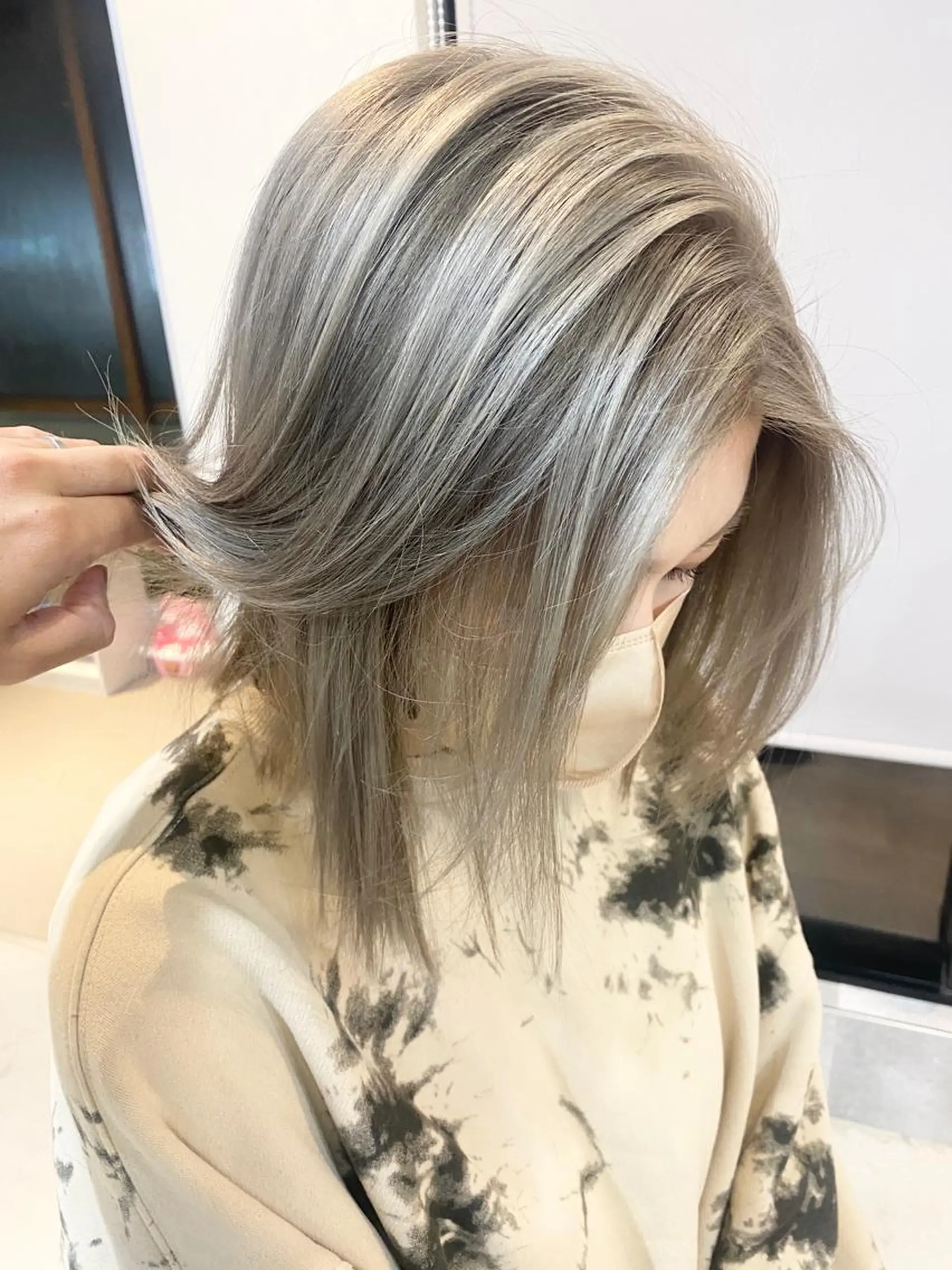 ショート カラー パーマ ヘアアレンジ ネイル マツエク・マツパ アイブロウ バレイヤージュ レイヤーカット トリートメント 井上 一平のヘアスタイル