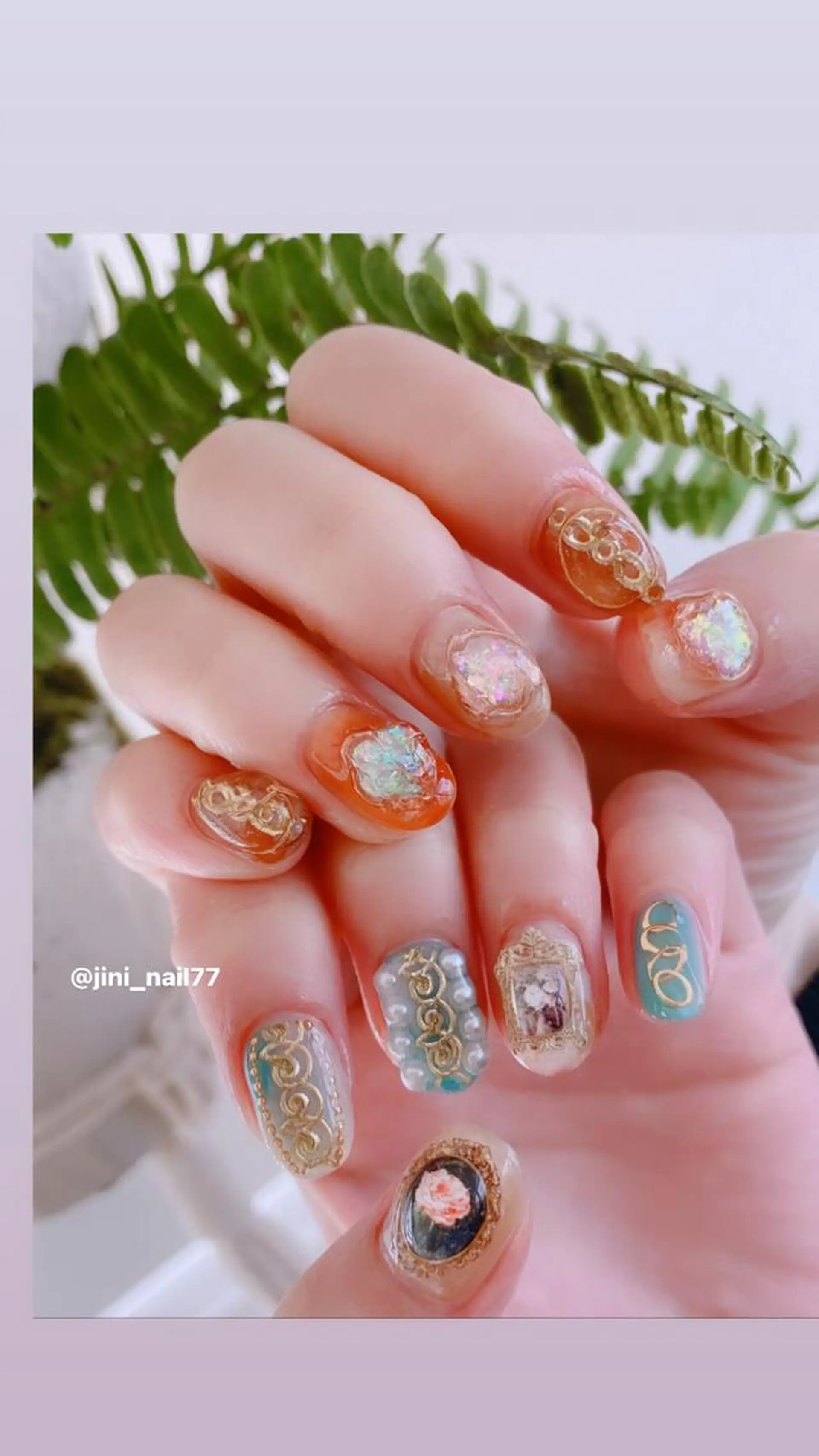 ネイル ハンドネイル JINI NAIL所属・ジニ ネイルのネイルデザイン