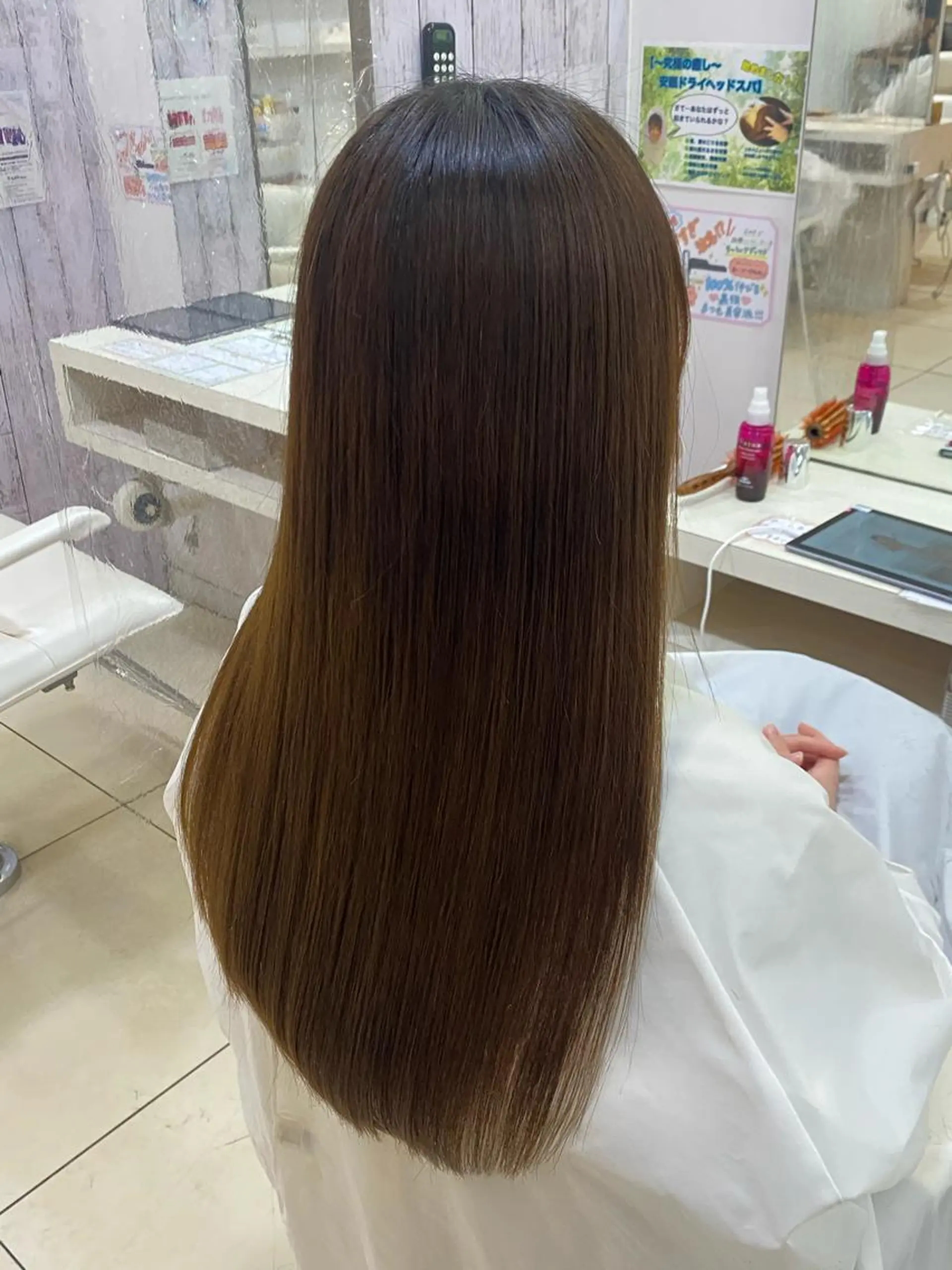 ロング カット 縮毛矯正 💎髪質改善特化/ 町田莉彩💎のヘアスタイル