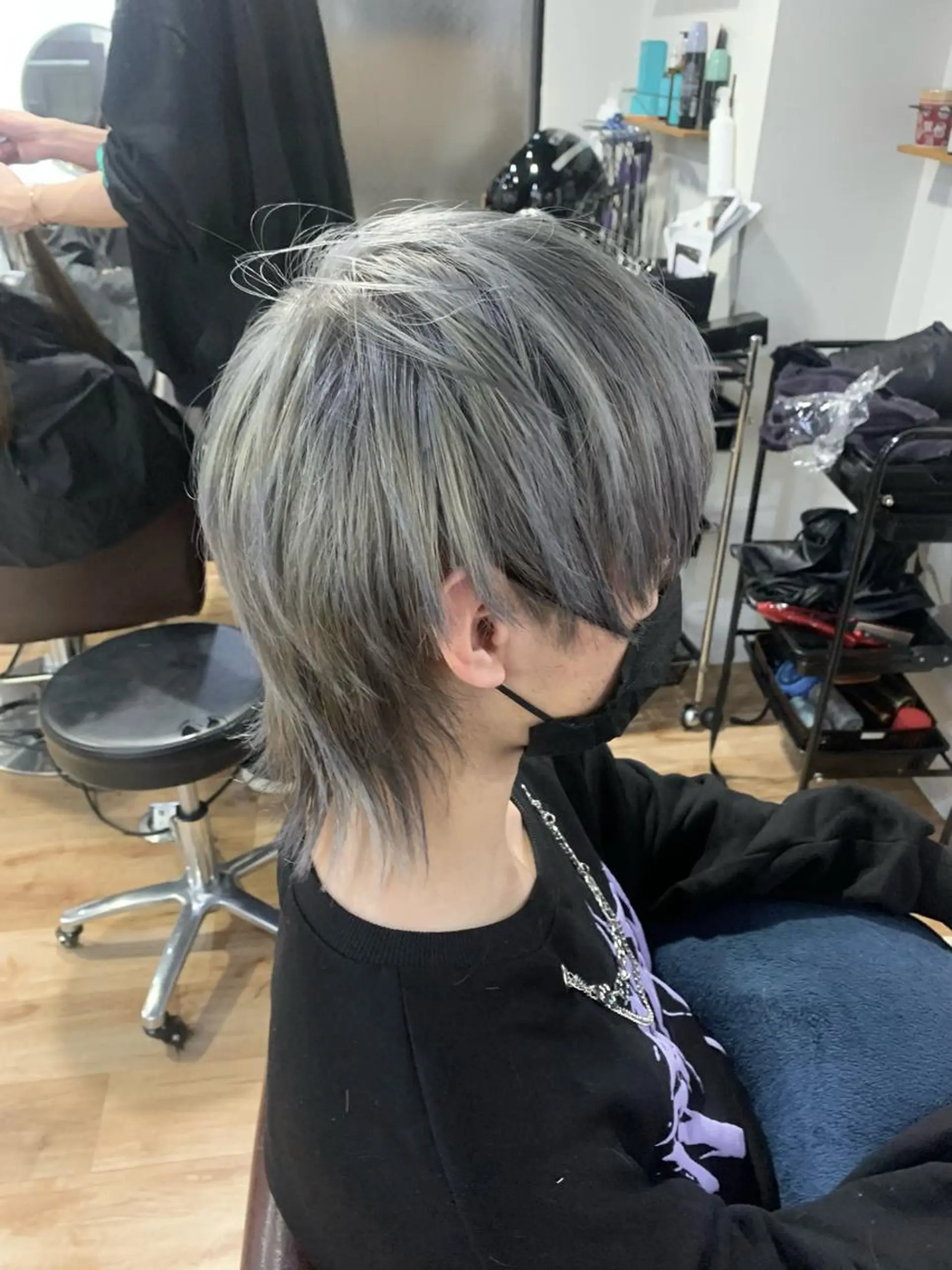 カラー メンズ カット ヘアカラー ハイライト✨髪質改善 TAKAさんです😊のヘアスタイル