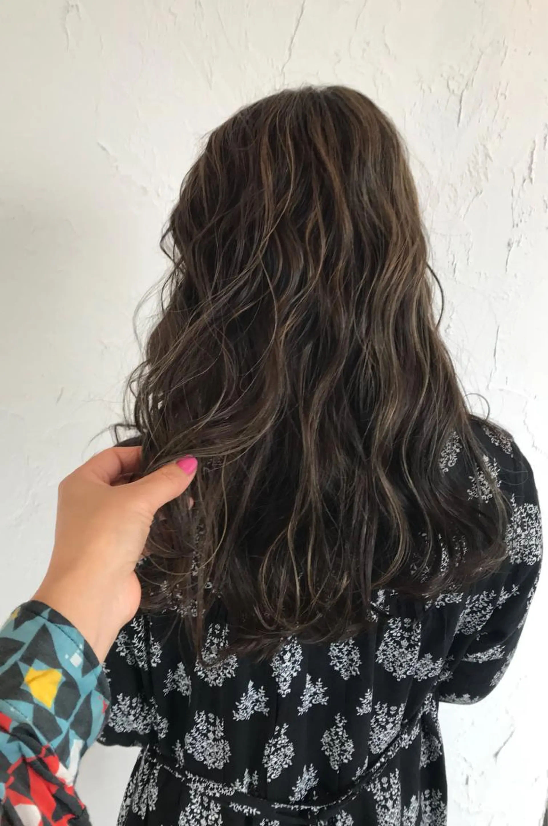 セミロング カラー ヘアアレンジ 美容室 ソンリエのヘアスタイル