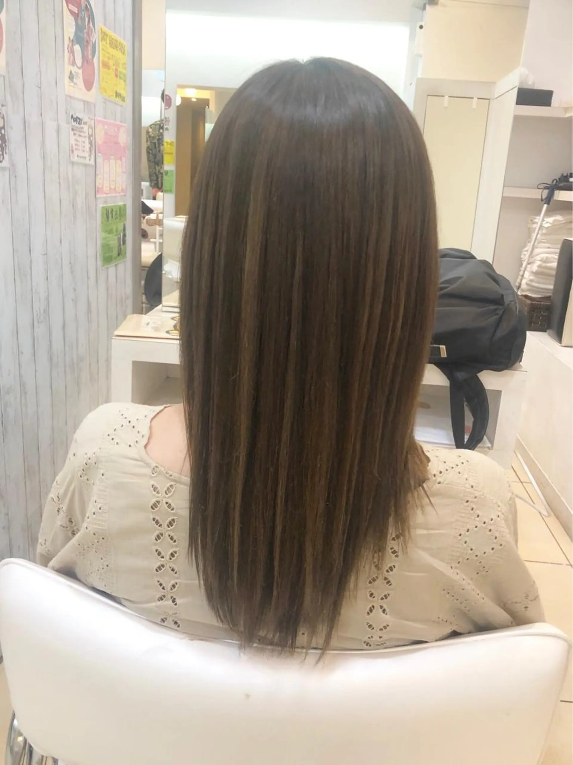 セミロング カラー 🤎ベージュカラー/ 髪質改善/山岸🤎のヘアスタイル