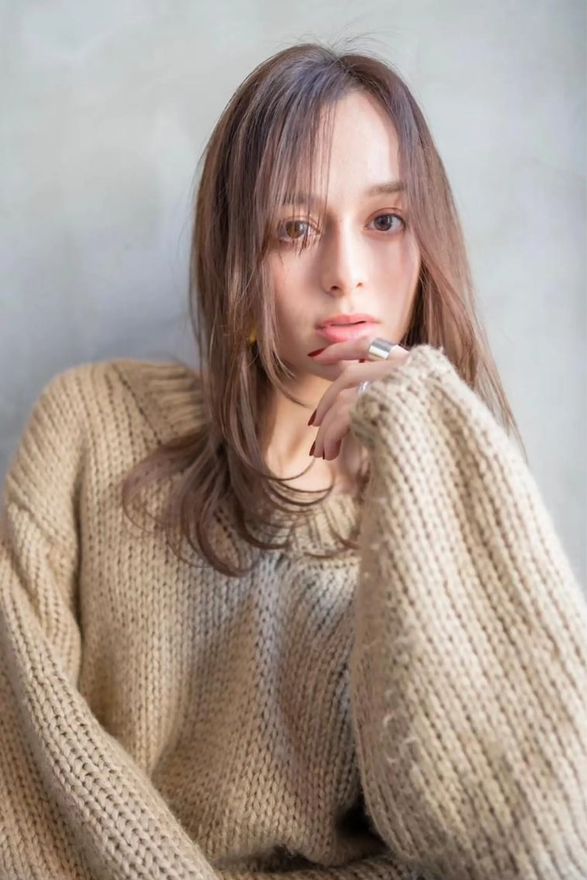 セミロング 💘MICOTO藤沢 髪質改善ブリーチ💘のヘアスタイル