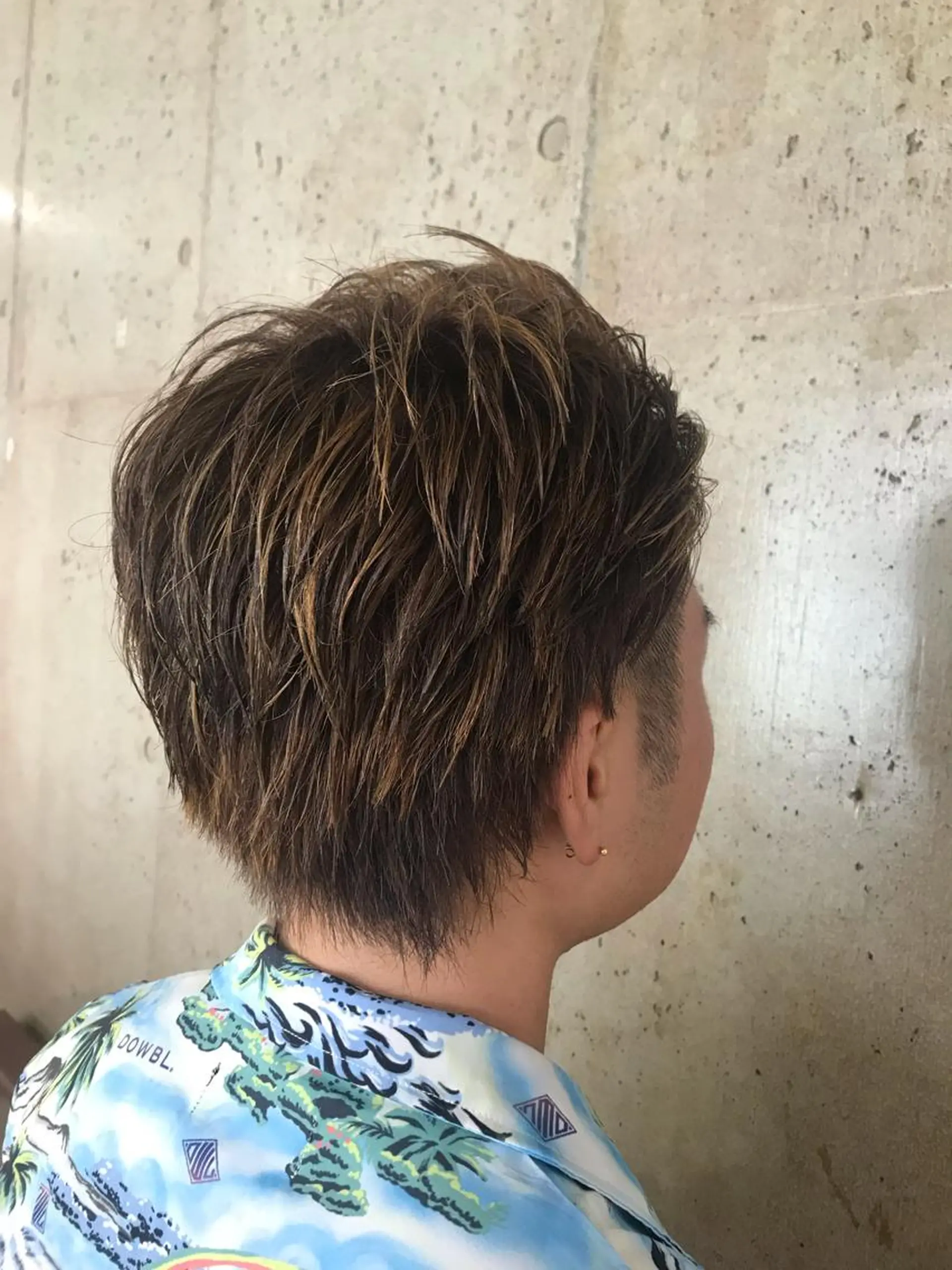 カラー メンズ 一ノ瀬 蘭のヘアスタイル