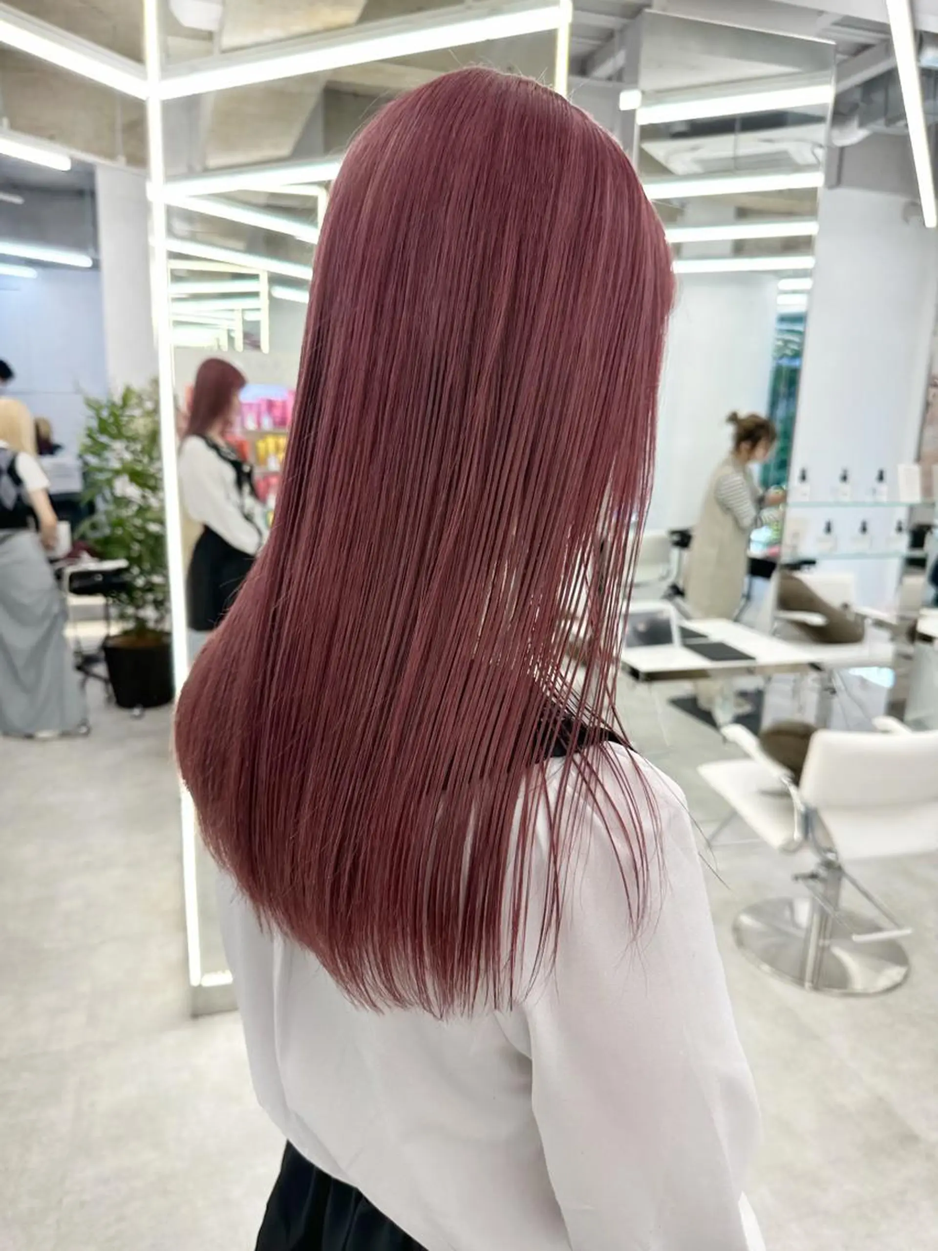 ロング カラー ブリーチ ピンクカラー ブリーチ指名No.1 Daikiのヘアスタイル