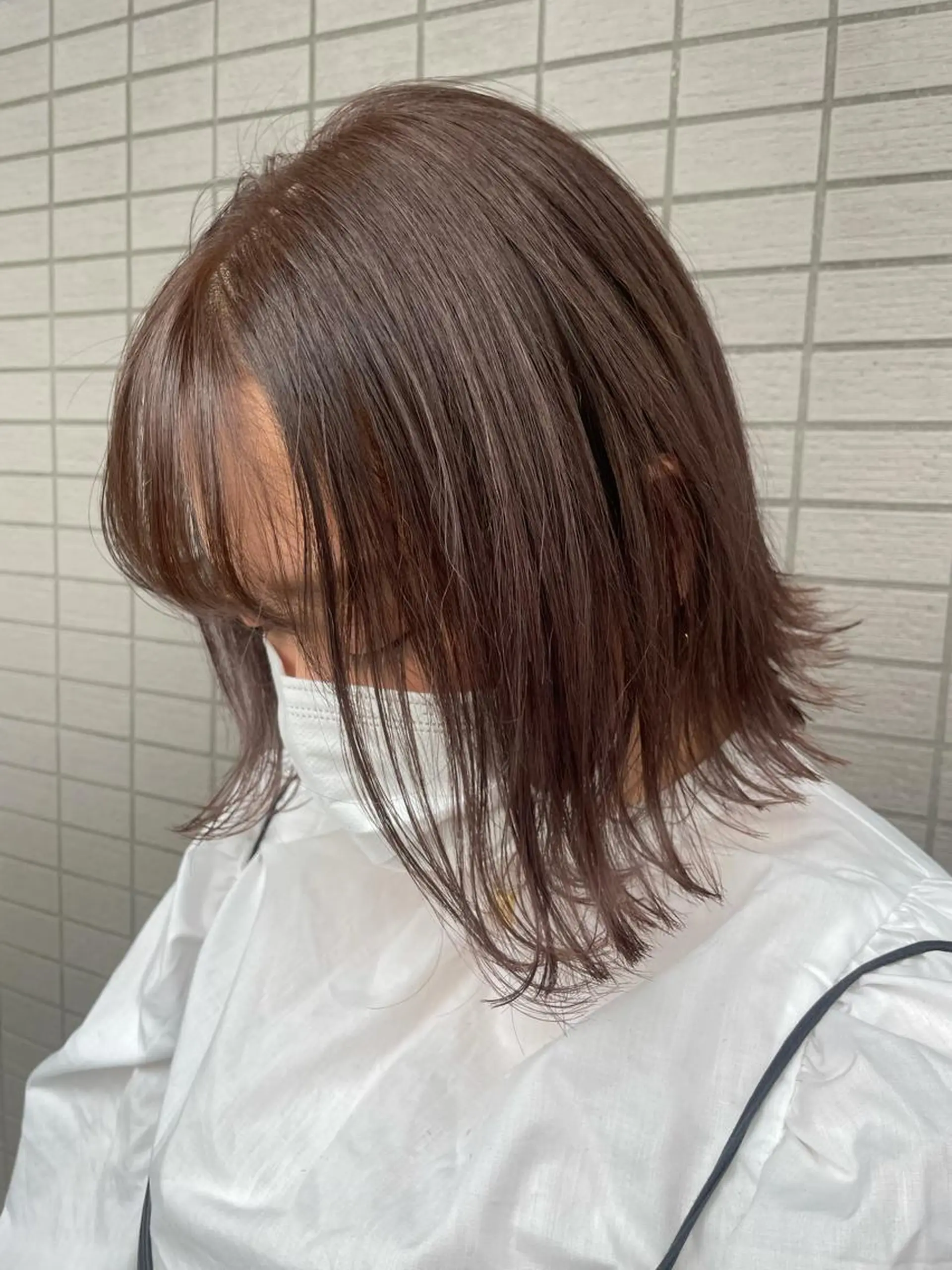 ミディアム カラー ヘアアレンジ ヘアカラー トリートメント 酸性縮毛矯正 梅田茶屋町 Juriのヘアスタイル