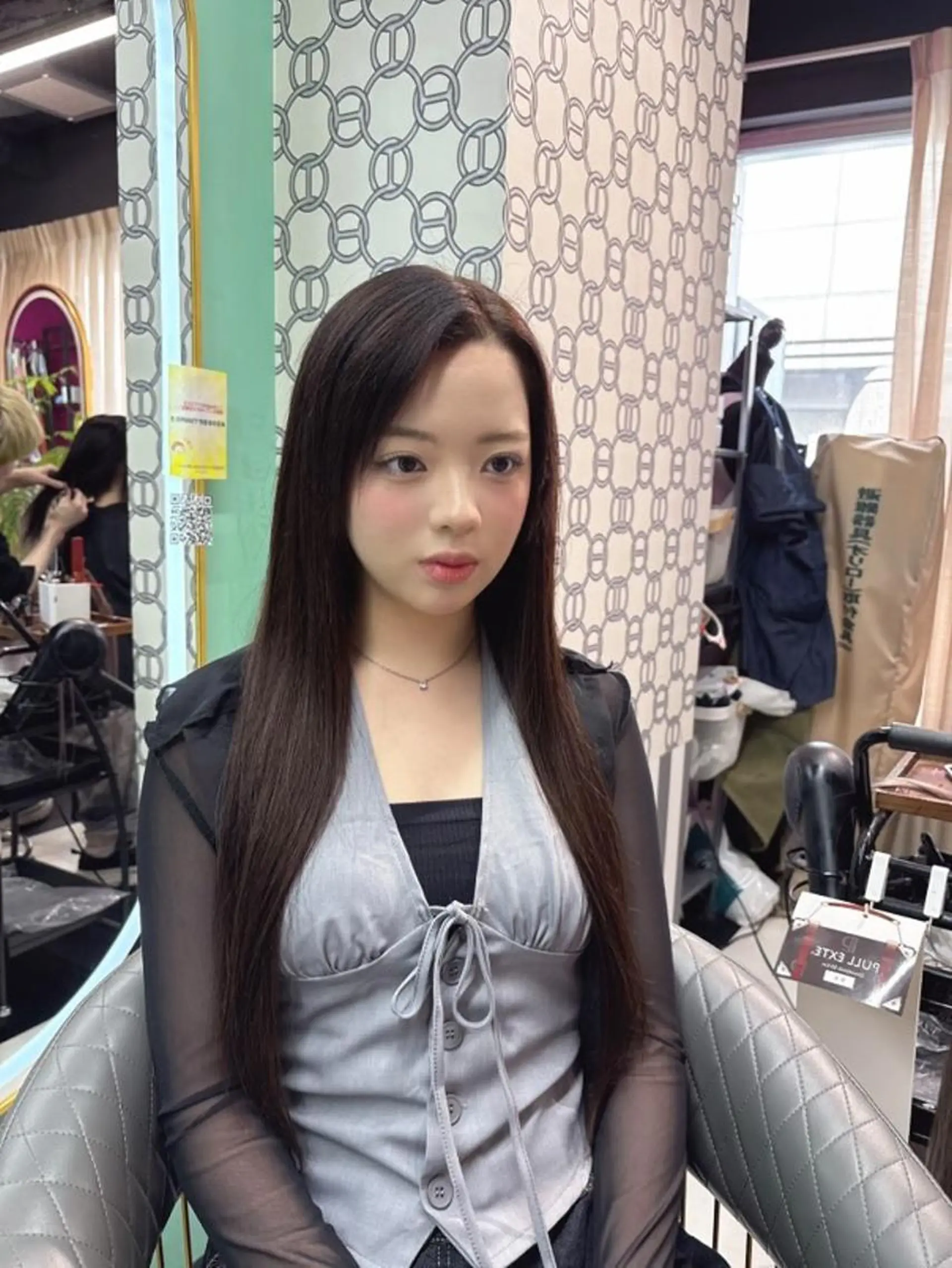 ロング ヘアカラー エクステ カラー&プルエクステ 大人気！！のヘアスタイル