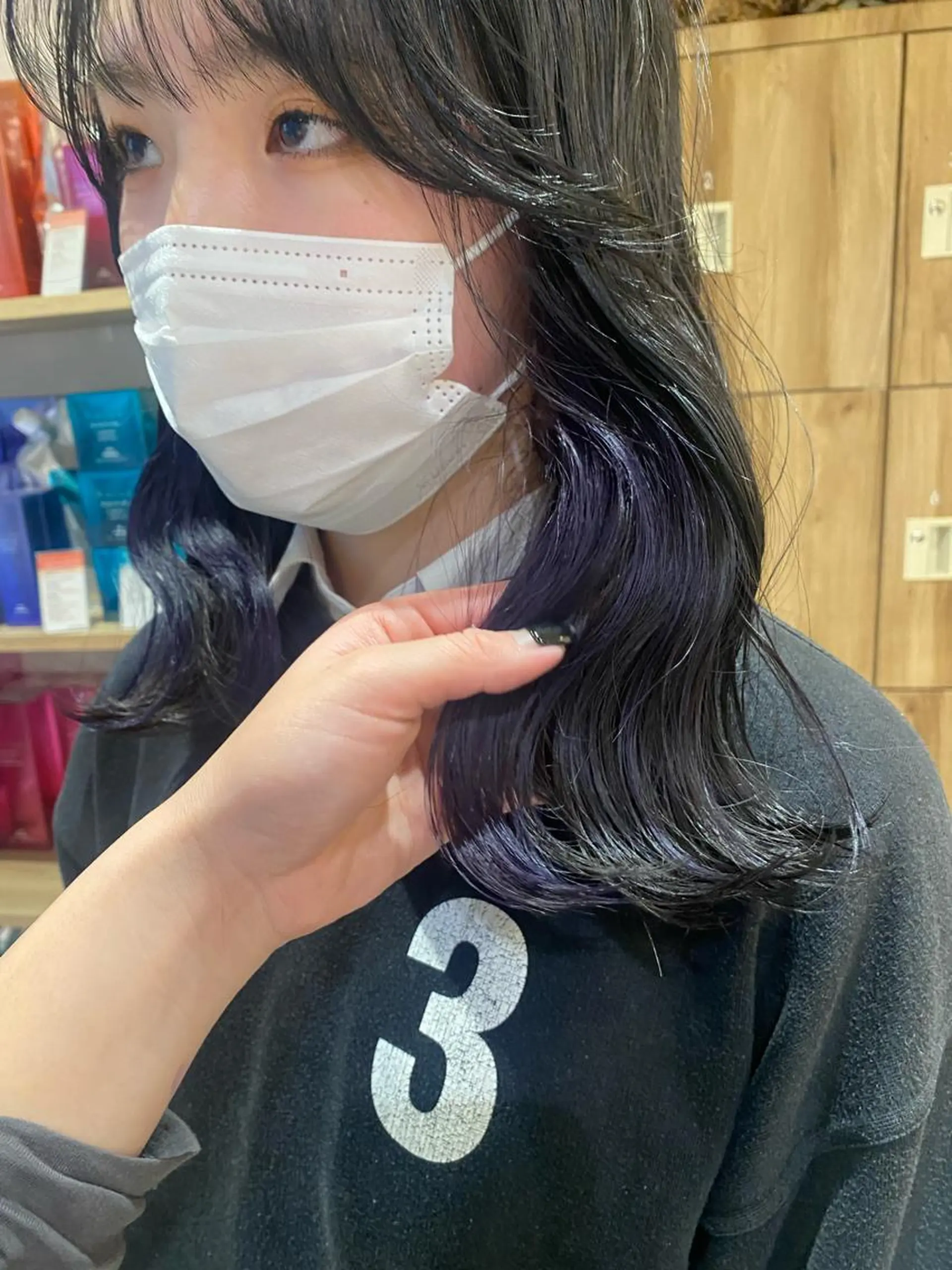 ミディアム カラー ヘアカラー トリートメント ヘッドスパ パーマ指名No1 /namiのヘアスタイル