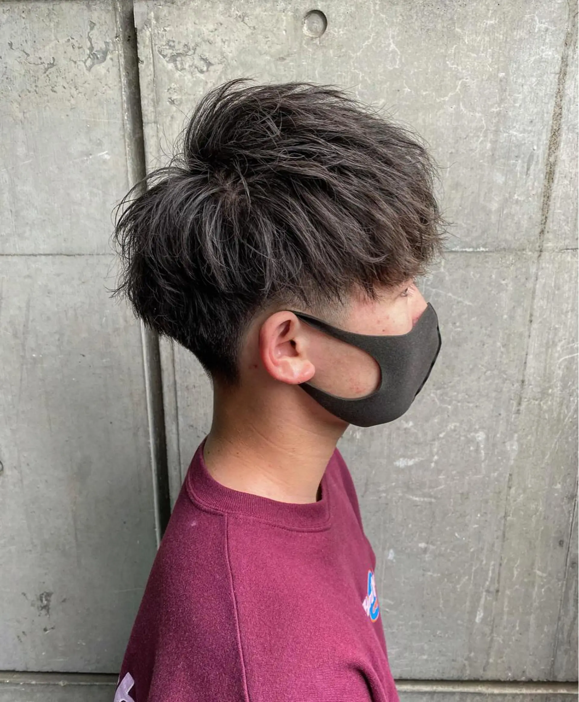 ショート パーマ メンズ 石井 光星のヘアスタイル