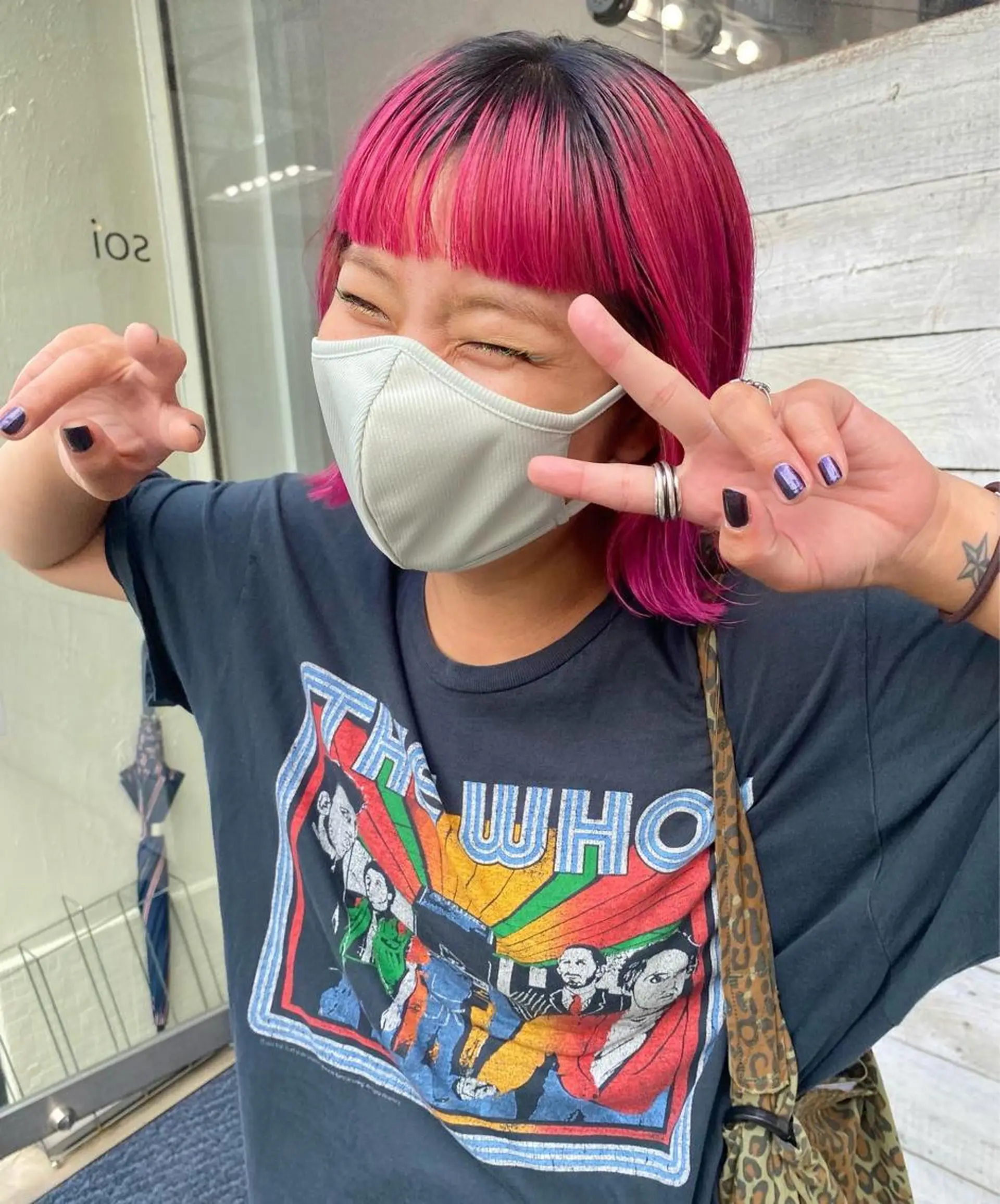 ショート カラー パーマ ヘアアレンジ メンズ キッズ ネイル マツエク・マツパ メンズブリーチ ブリーチ ヘアカラー 森貴裕/ベージュ/ パーマ/オリーブのヘアスタイル