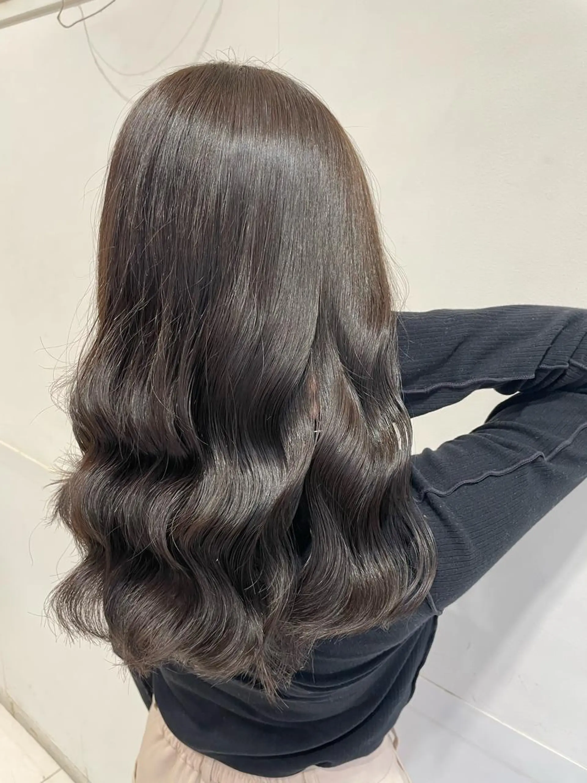 セミロング カラー ヘアアレンジ キッズ ネイル マツエク・マツパ ベージュカラー グレージュ アイスグレージュ 髪質改善 ヘアカラー トリートメント ヘアセット 髪質改善カラー🦋 田村のヘアスタイル