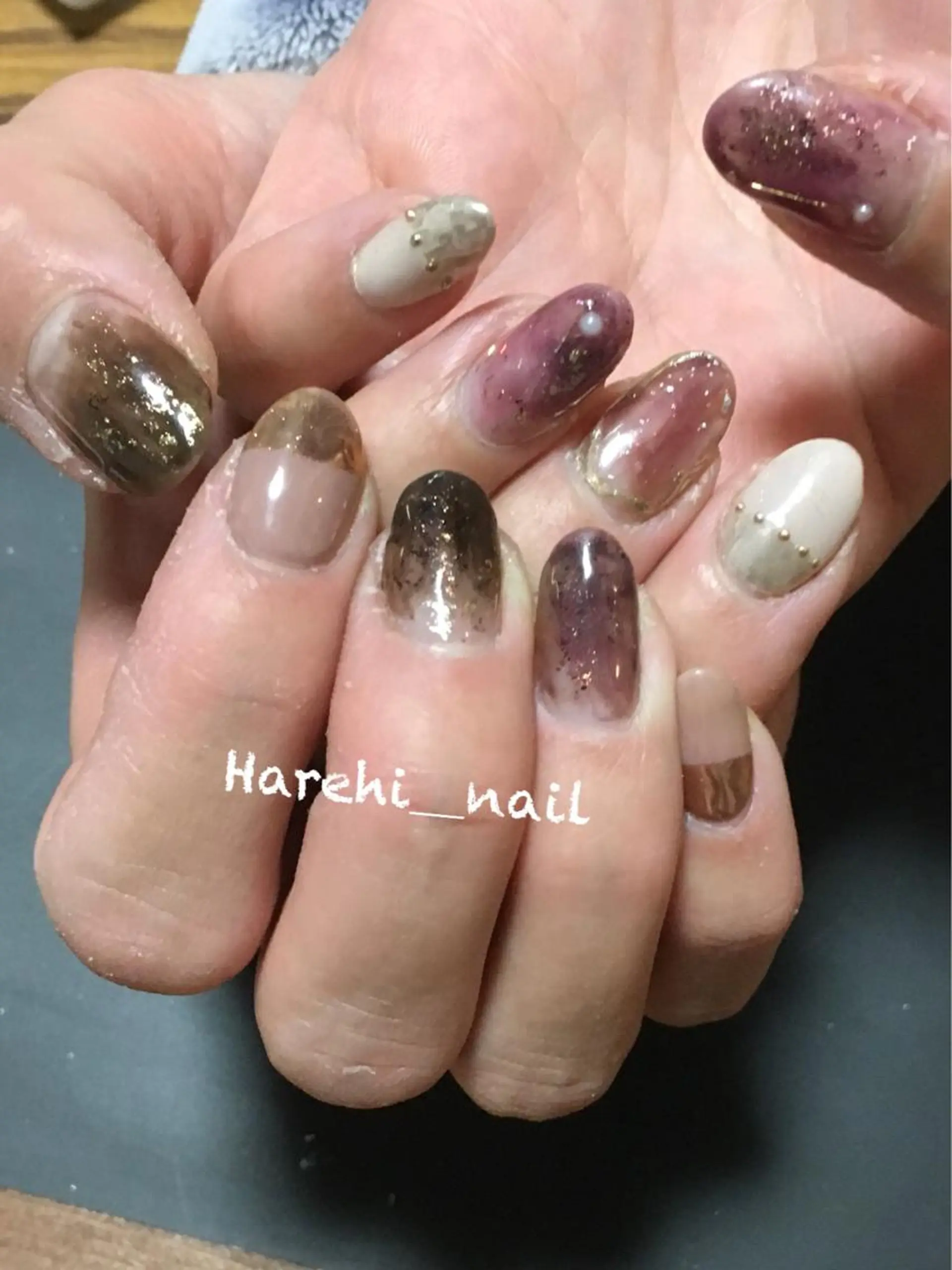 ネイル ハンドネイル Harehi_ nailのネイルデザイン