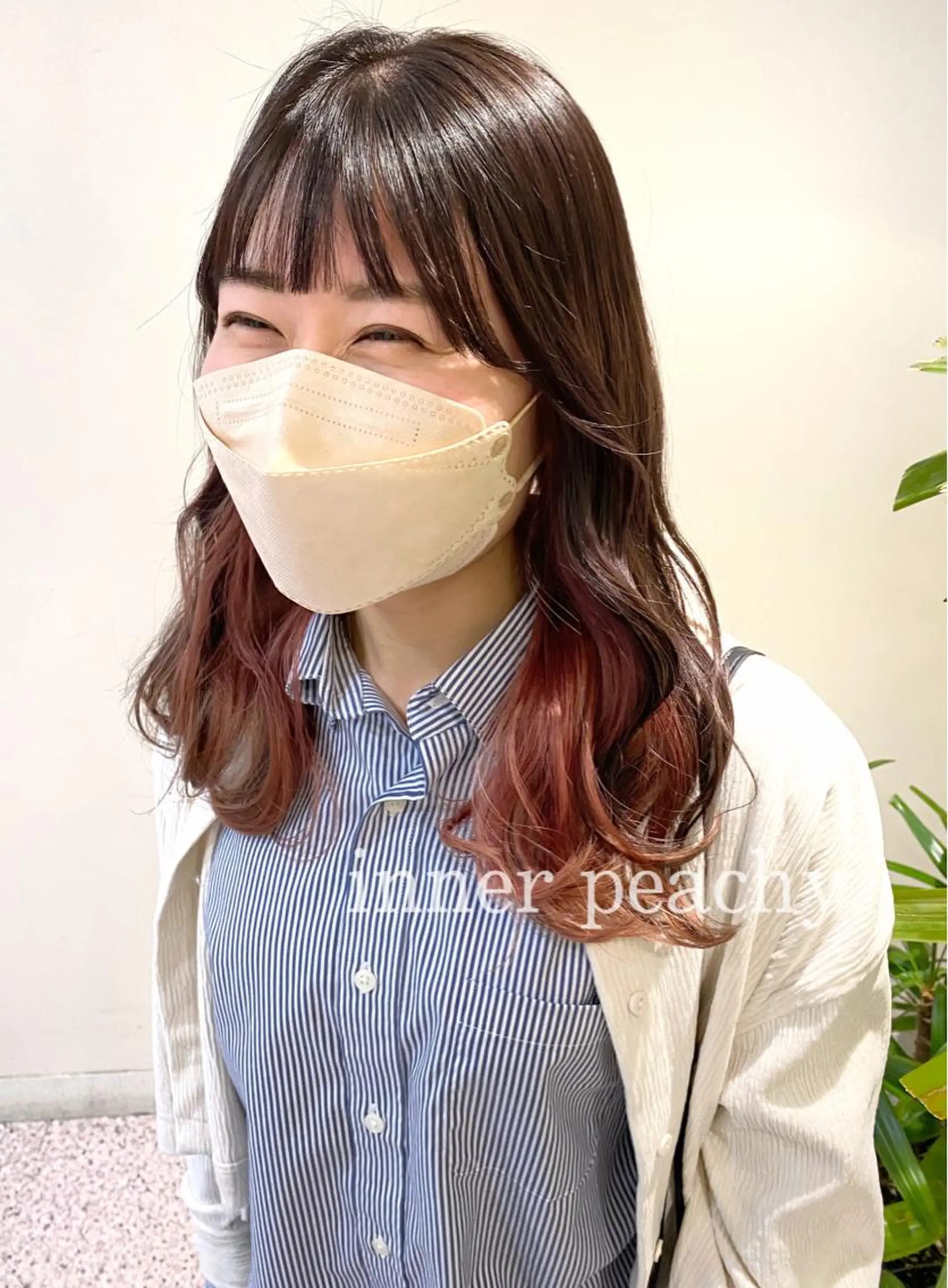 セミロング カラー clomus所属・YUKA艶髪 🌸寛ぎ部屋のヘアスタイル