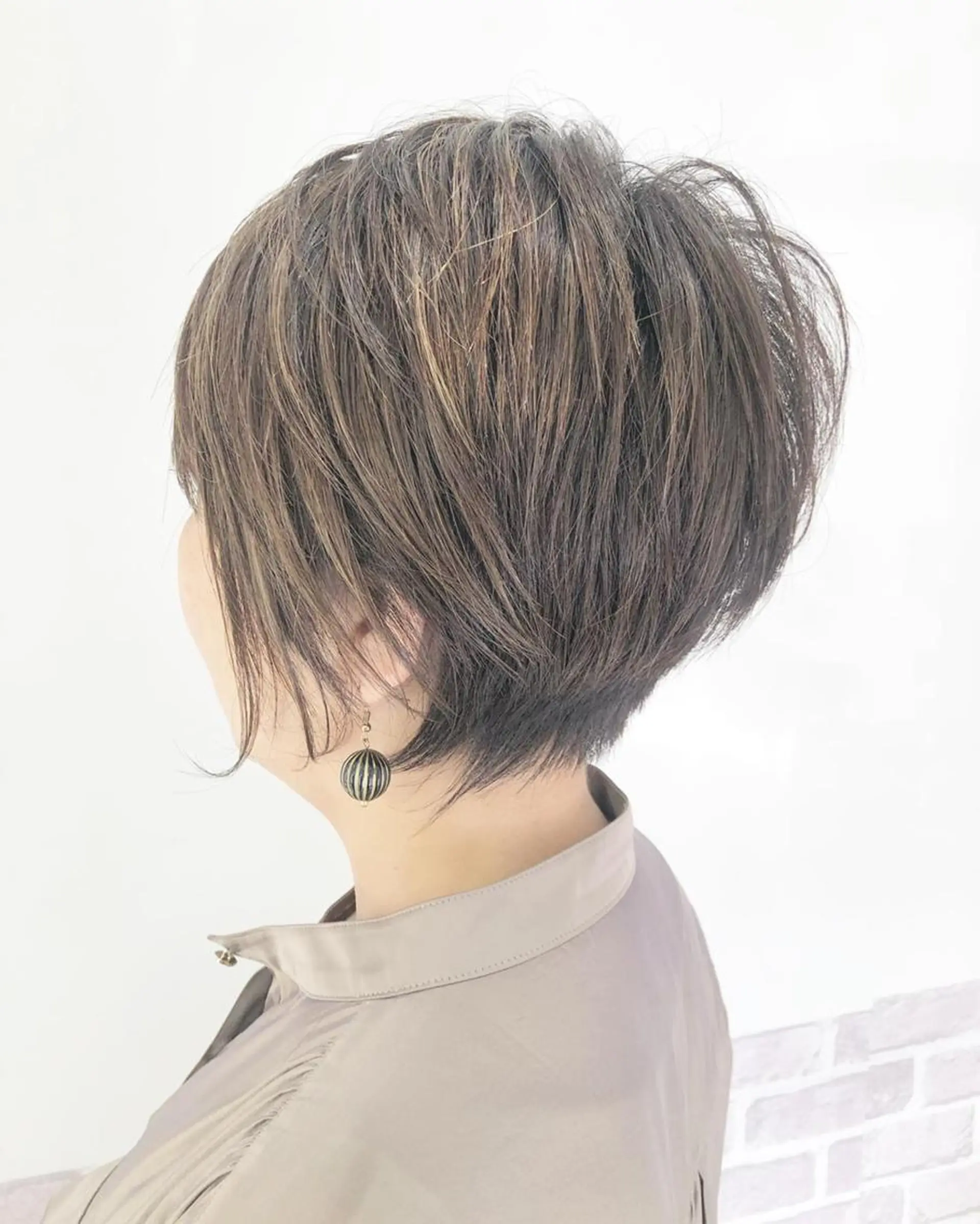 ショート カラー ショートボブ ハンサムショート インナーカラー オーガニックカラー ボブ favorite b Charmeのヘアスタイル