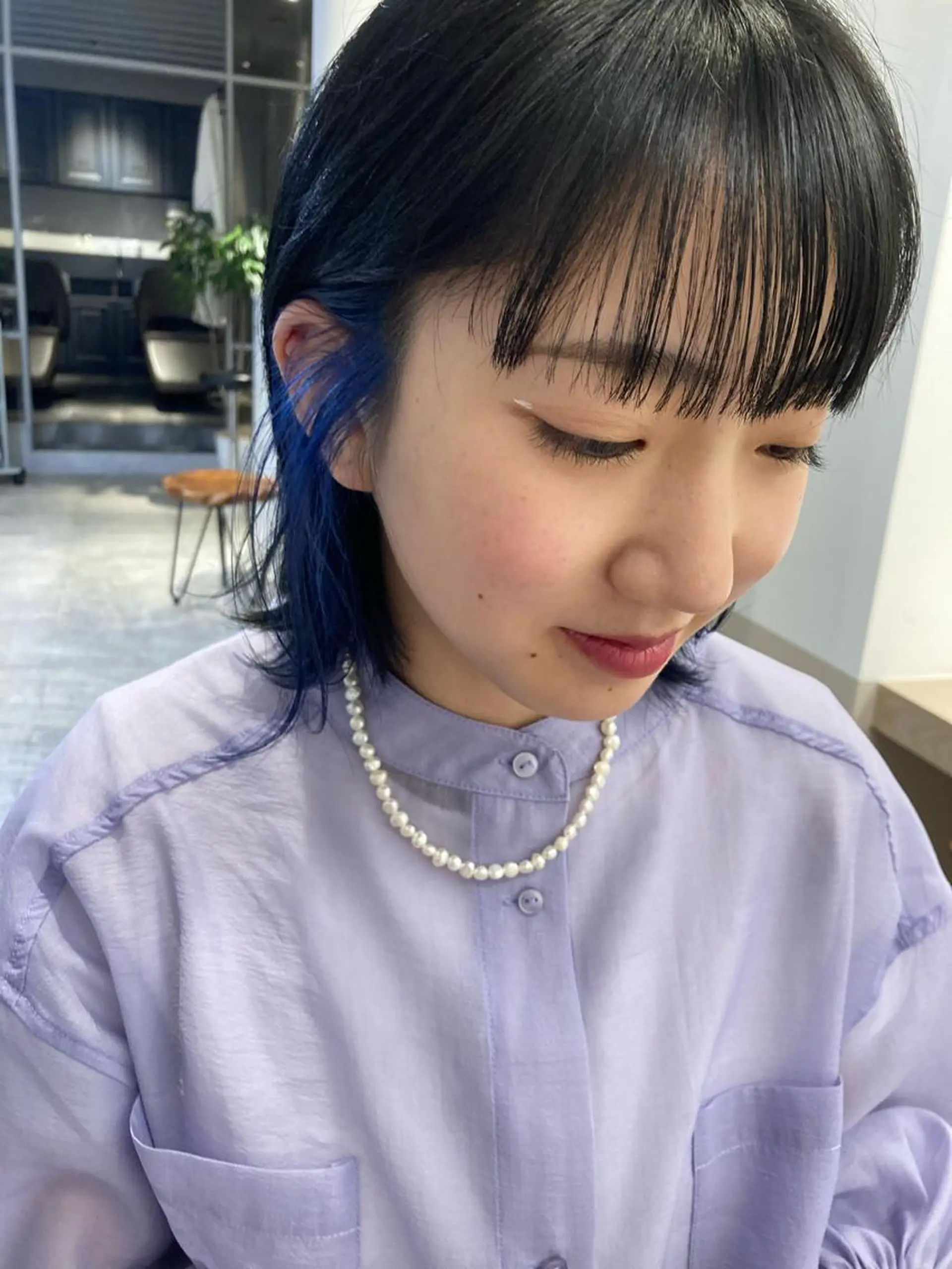 ショート カラー インナーカラー FILMS所属・宮城 星のヘアスタイル