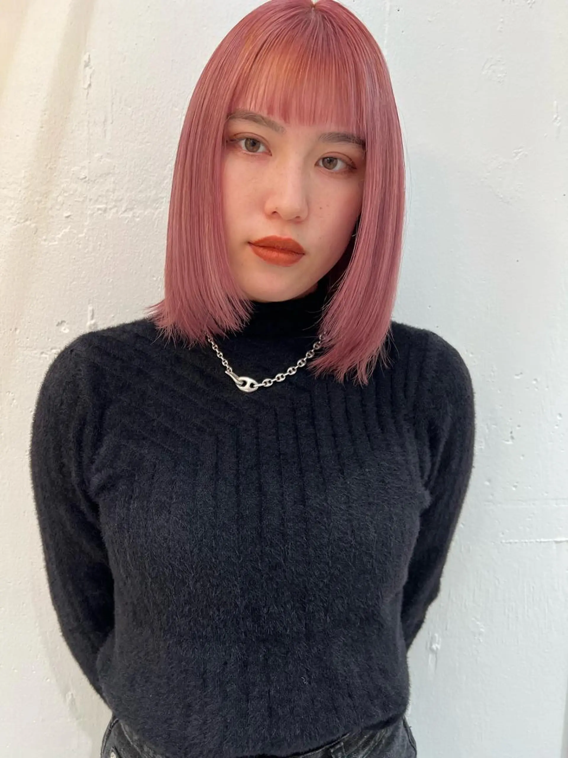 カラー ヘアカラー ブリーチカラー🎀 韓国風/寺門美優のヘアスタイル