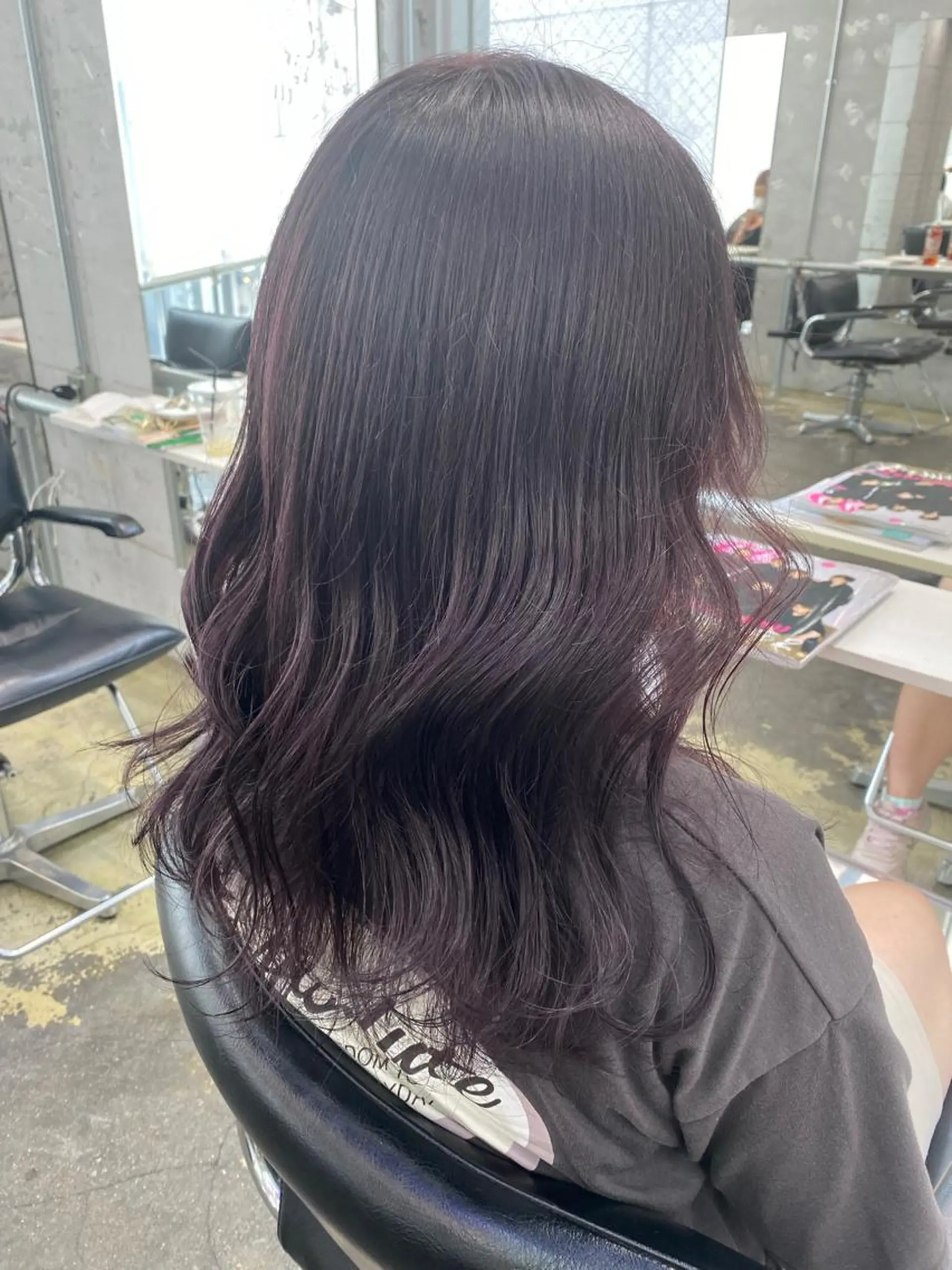 セミロング カラー 💗💗韓国レイヤー yu-ki💗💗のヘアスタイル