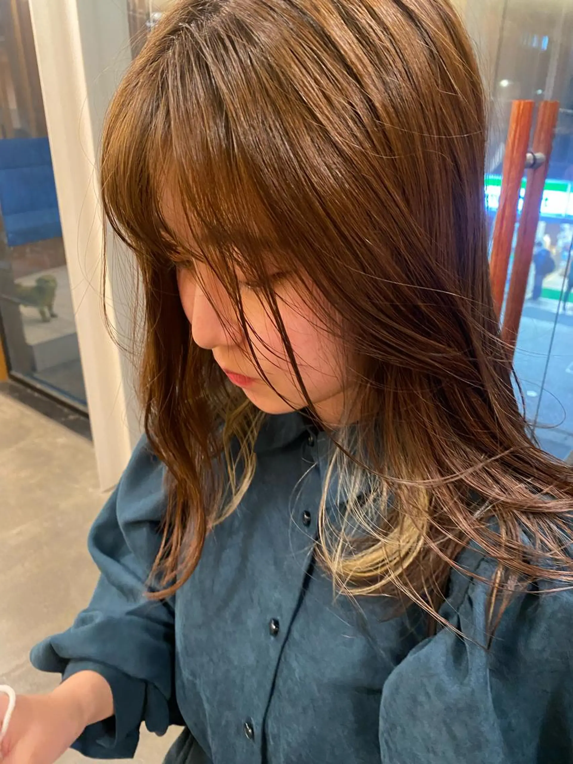 セミロング カラー ブラウンカラー 🌻おおとみはな/ ボブ/Wカラー🌻のヘアスタイル