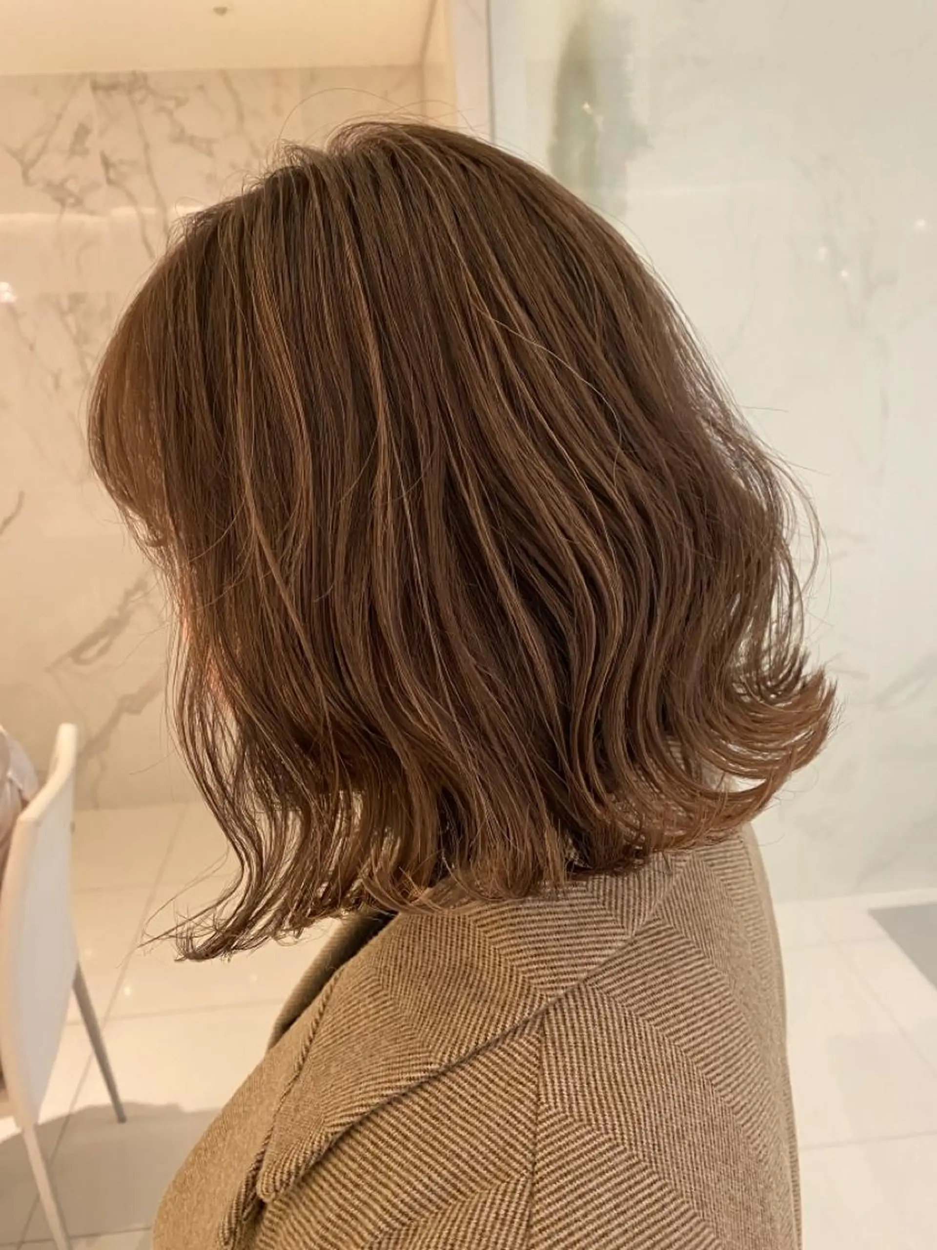 ミディアム ハイライト private salon  sill所属・🫧ツヤ髪個室美容室 安食茉莉🫧のヘアスタイル