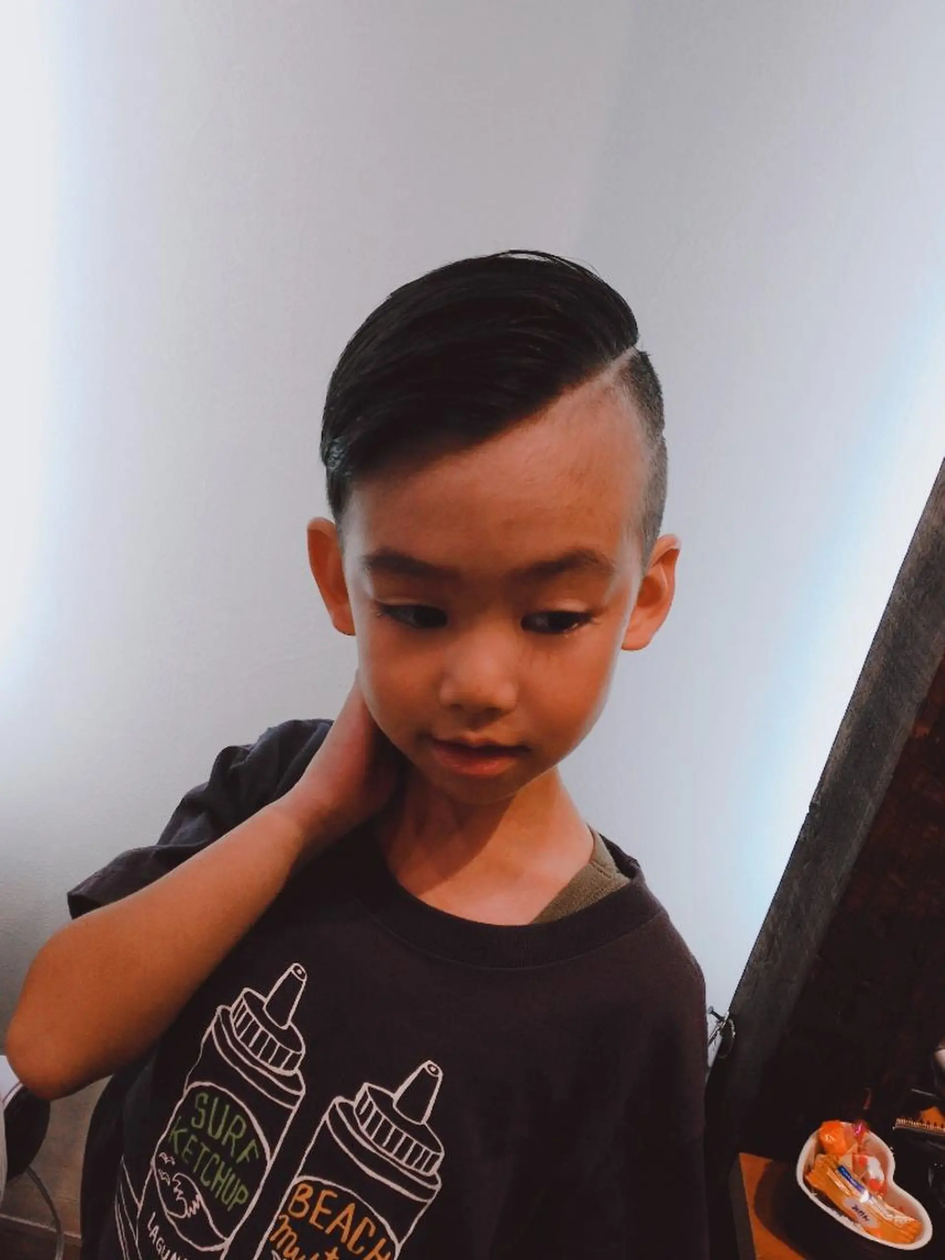 キッズ 髪質改善＆白髪ぼかし カラー♡店長みやけ♡のヘアスタイル