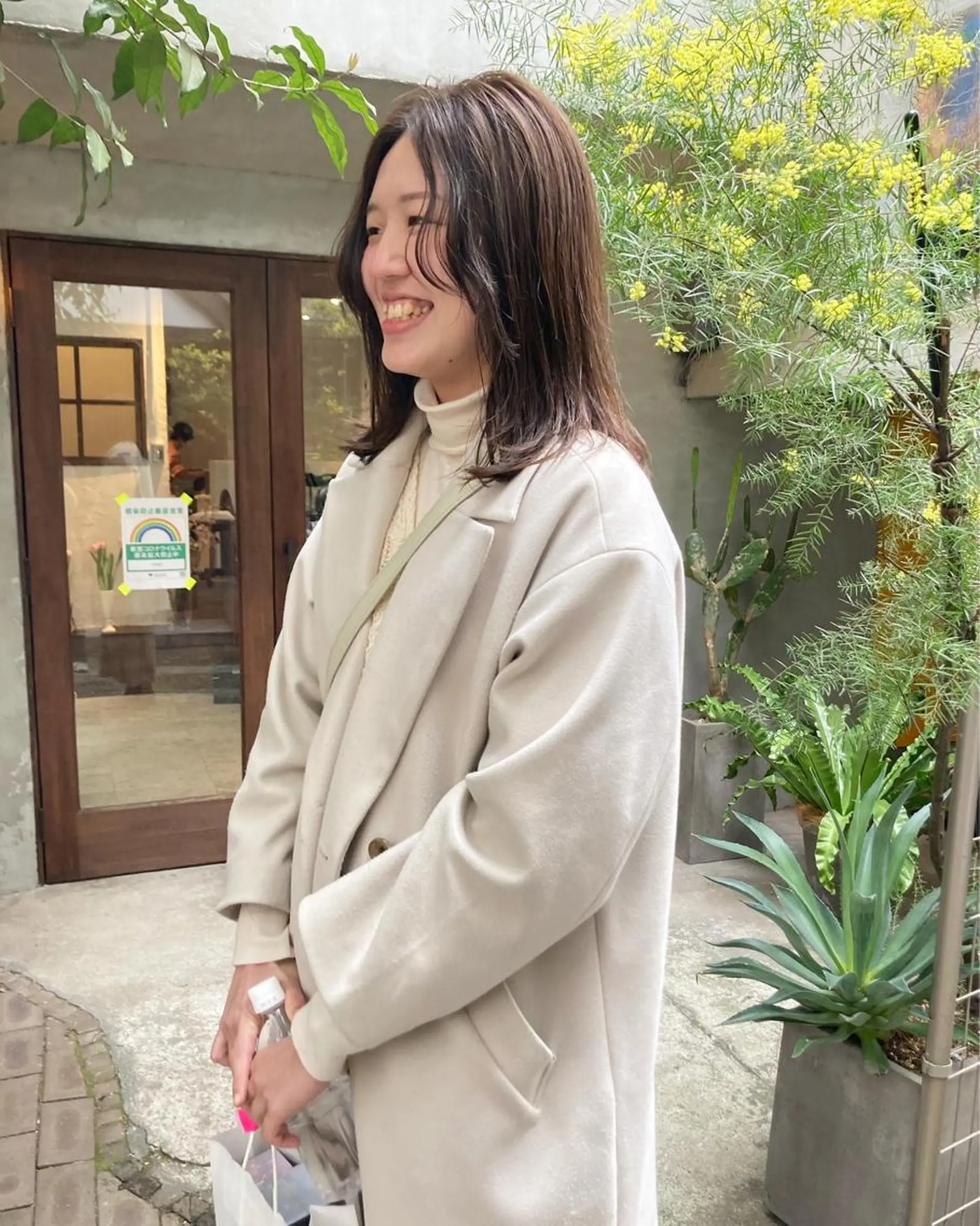 ミディアム ミディアムパーマ 金田 夏野のヘアスタイル