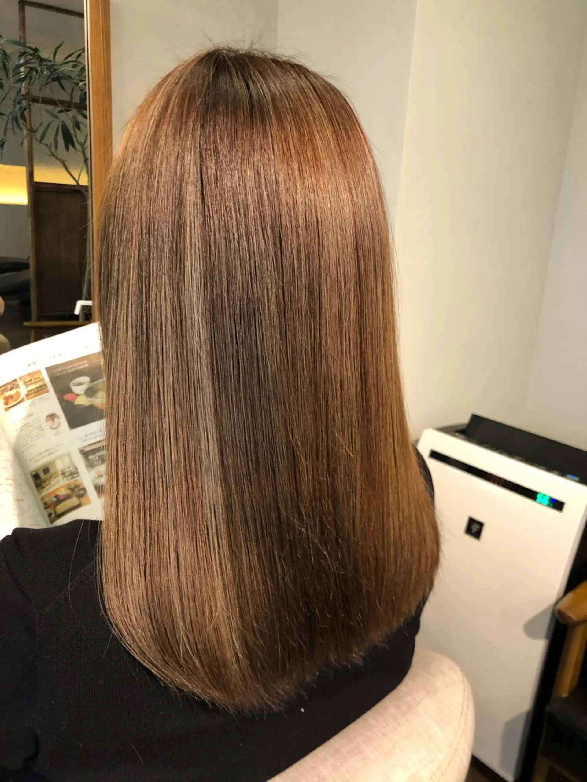 カラー アッシュ ブリーチ ハイライトカラー オレンジ シルバー Hair&Make Nahoのマツエク・マツパデザイン