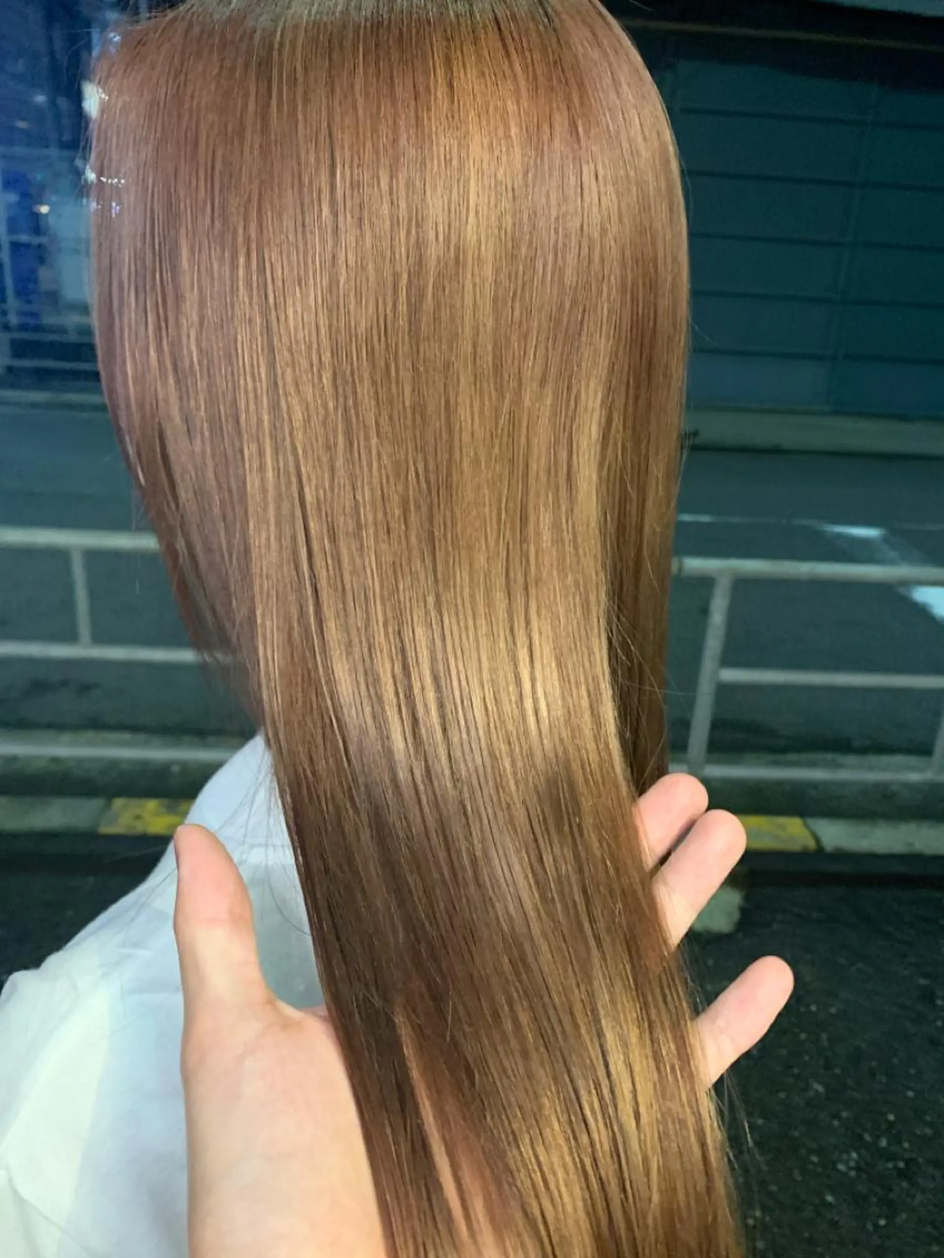 ロング 髪質改善 トリートメント ヘアカラー トリートメント 艶髪color💎髪 質改善ストレート大吉のヘアスタイル