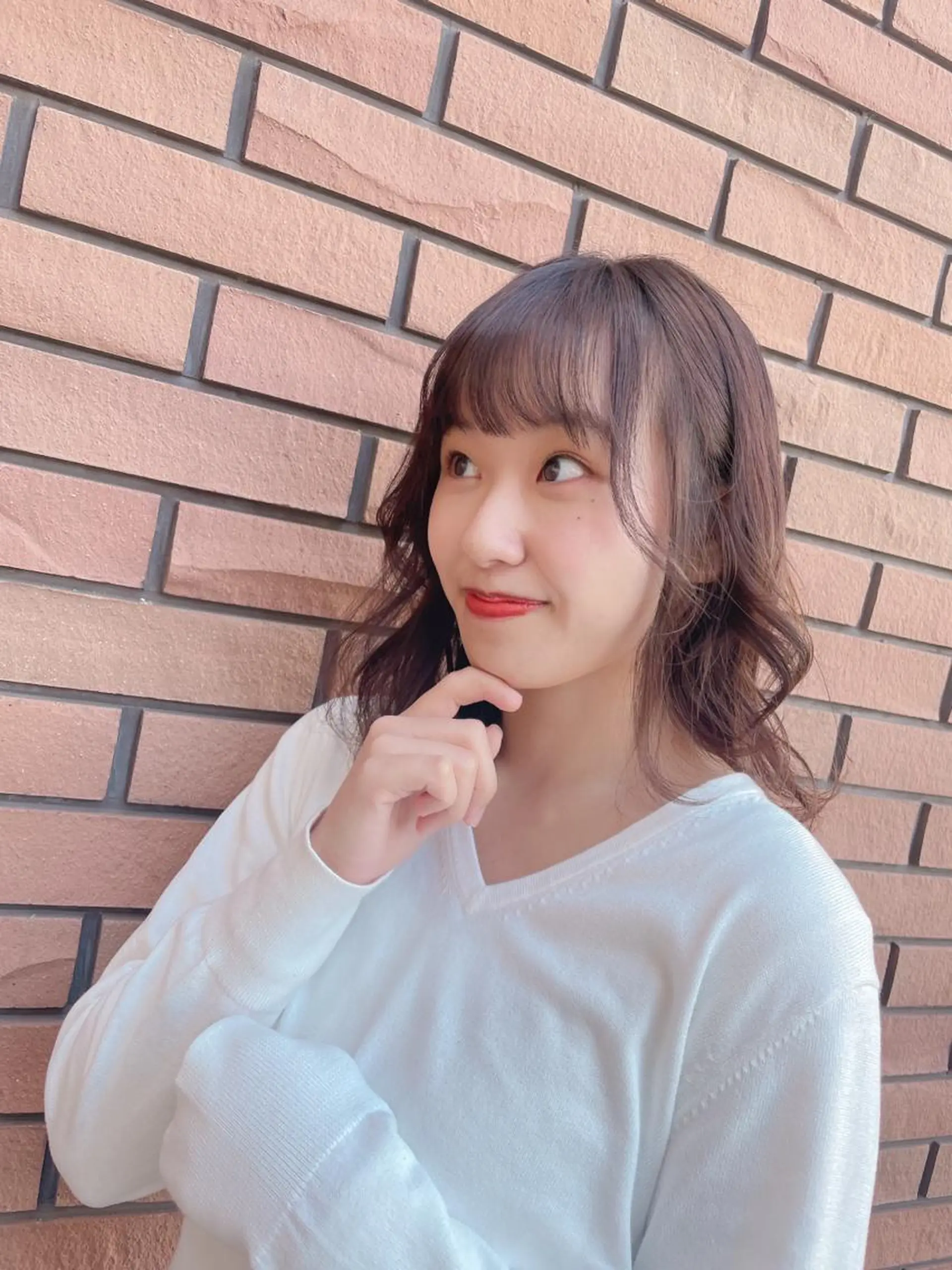 ミディアム 💐レイヤー/透明感 カラー💐智口彩香のヘアスタイル