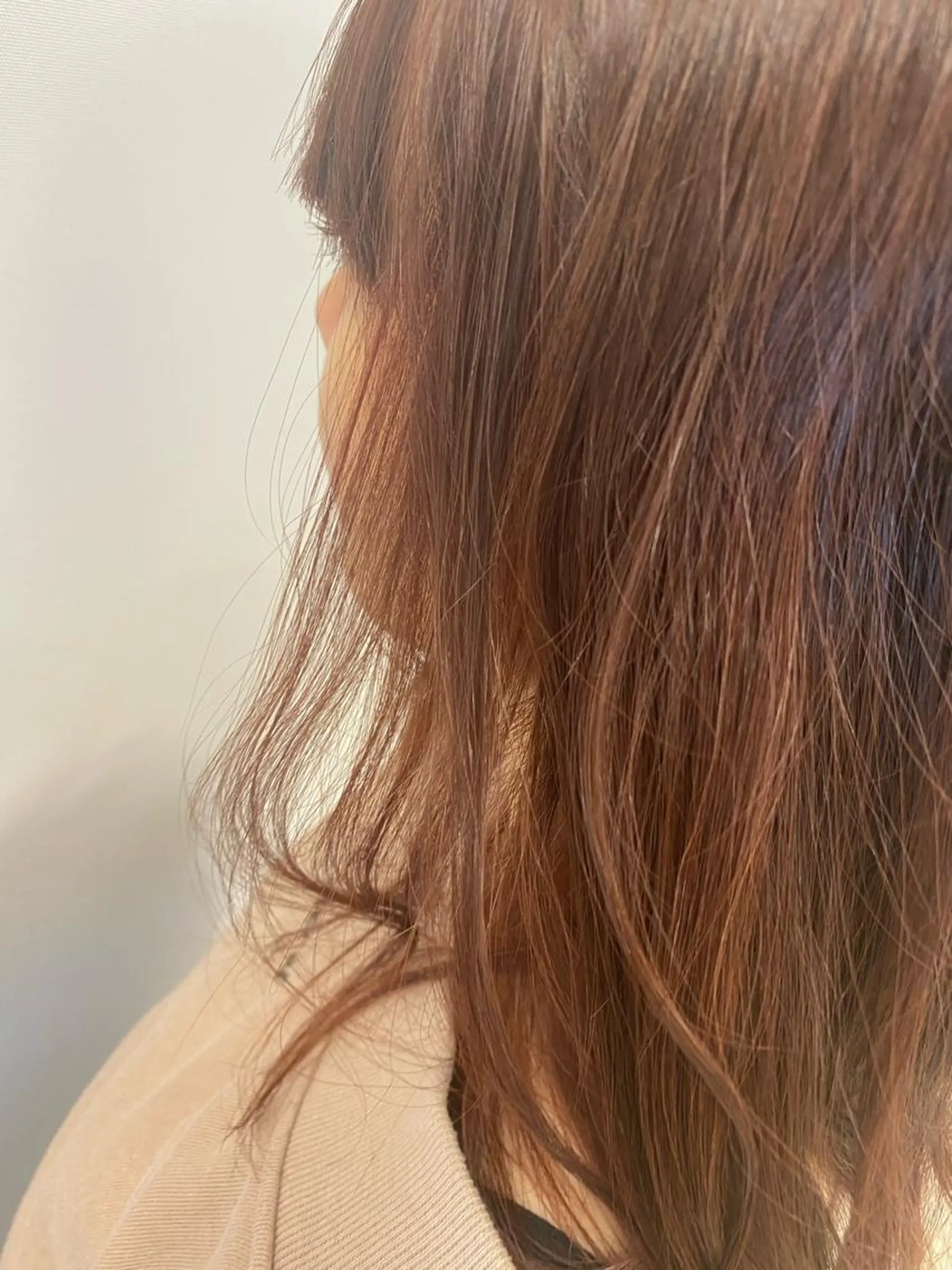 ロング ピンクブラウン ヘアカラー ヘッドスパ narumi🧸のヘアスタイル