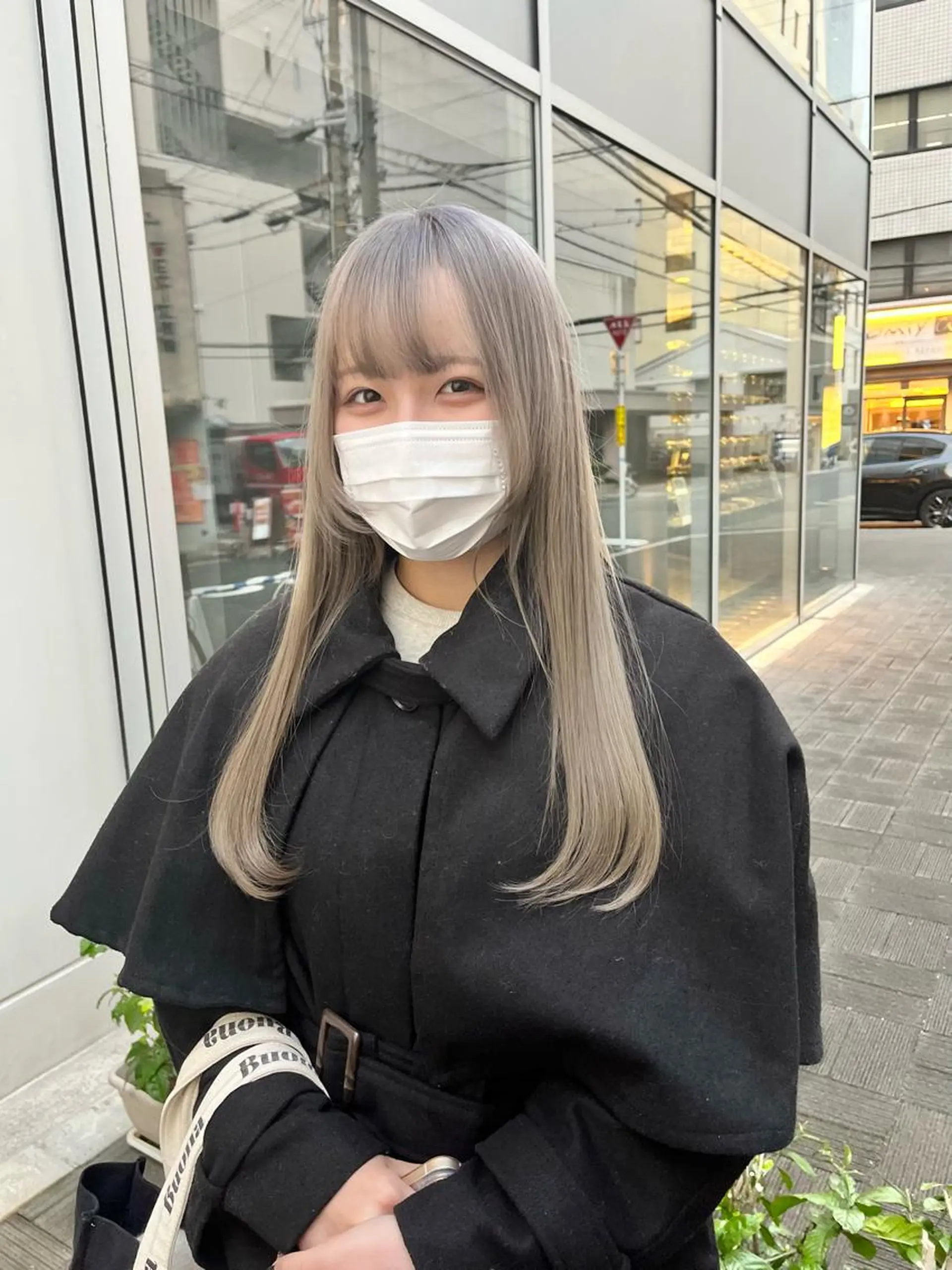 ロング カラー ブリーチ ケアブリーチ 透明感カラー ダブルカラー ハイトーンカラー カット ヘアカラー ショート/パーマ/ カラー/FUKOのヘアスタイル