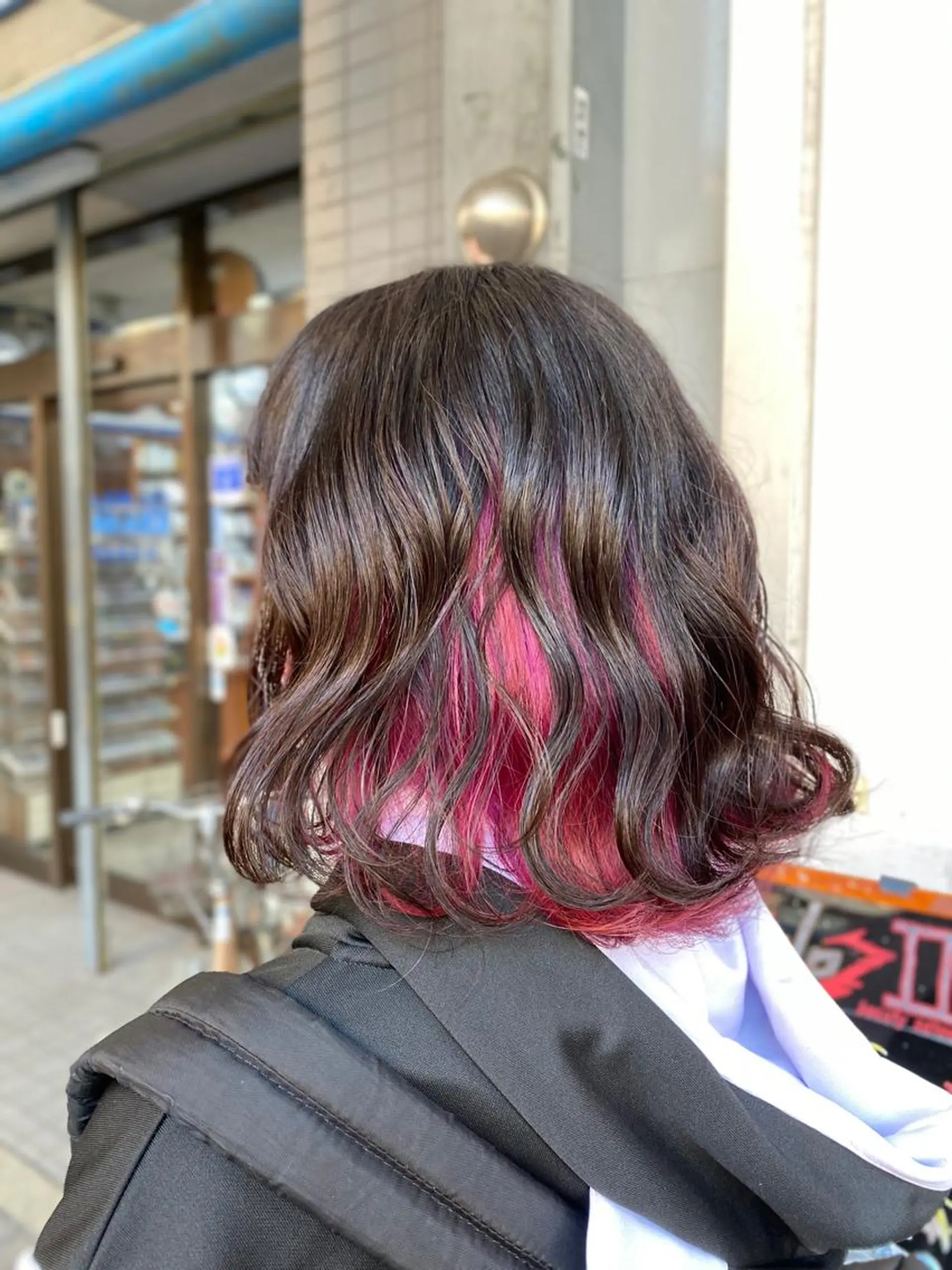 ミディアム パープルカラー ヘアカラー ゆぴ☾‪/推しカラー /ハイトーンのヘアスタイル