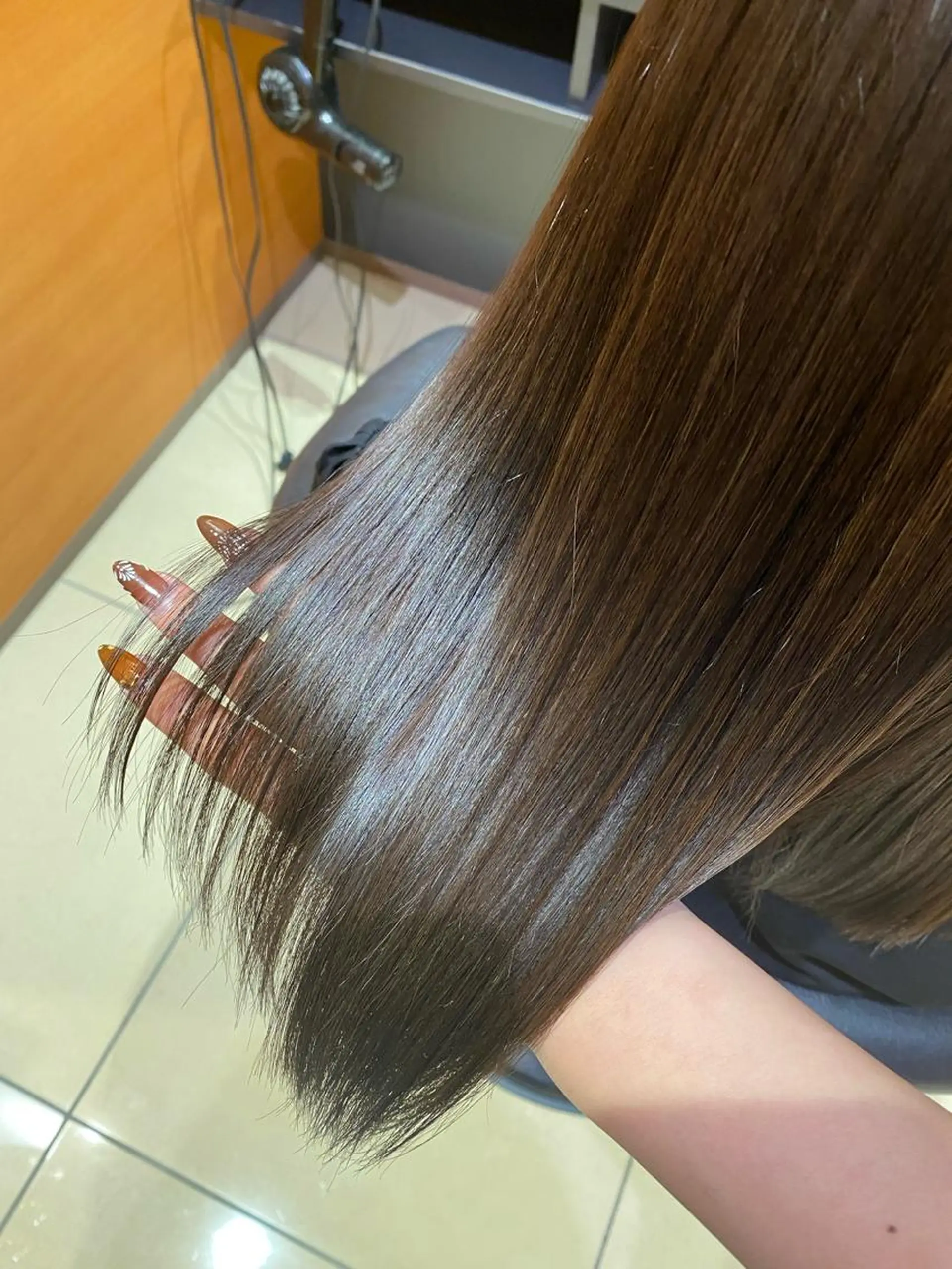 ミディアム ヘアカラー トリートメント LEVIJU hair所属・韓国ヘア🕊村上 ののこ🕊のヘアスタイル