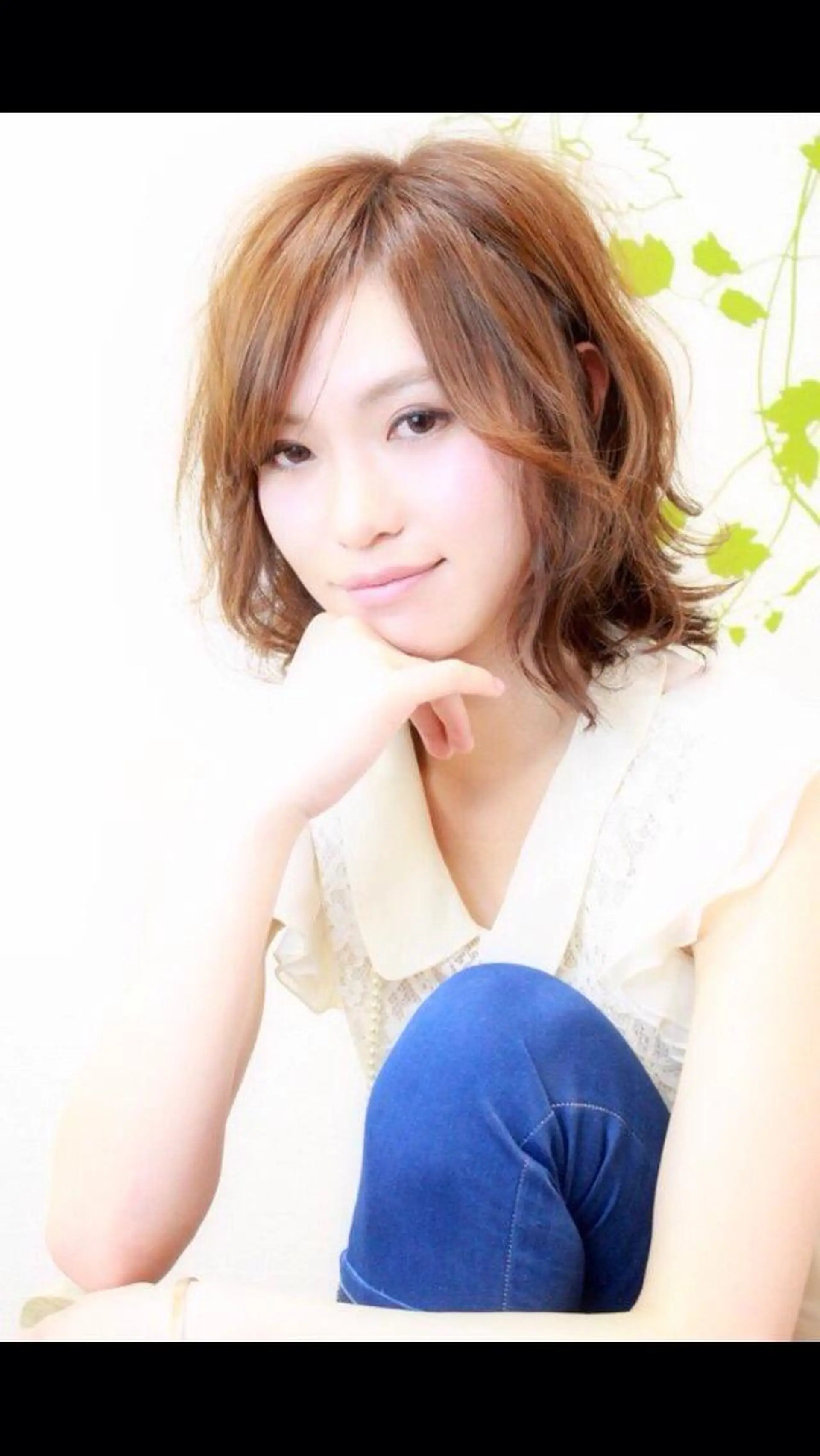 ミディアム 柴田 陽平のヘアスタイル