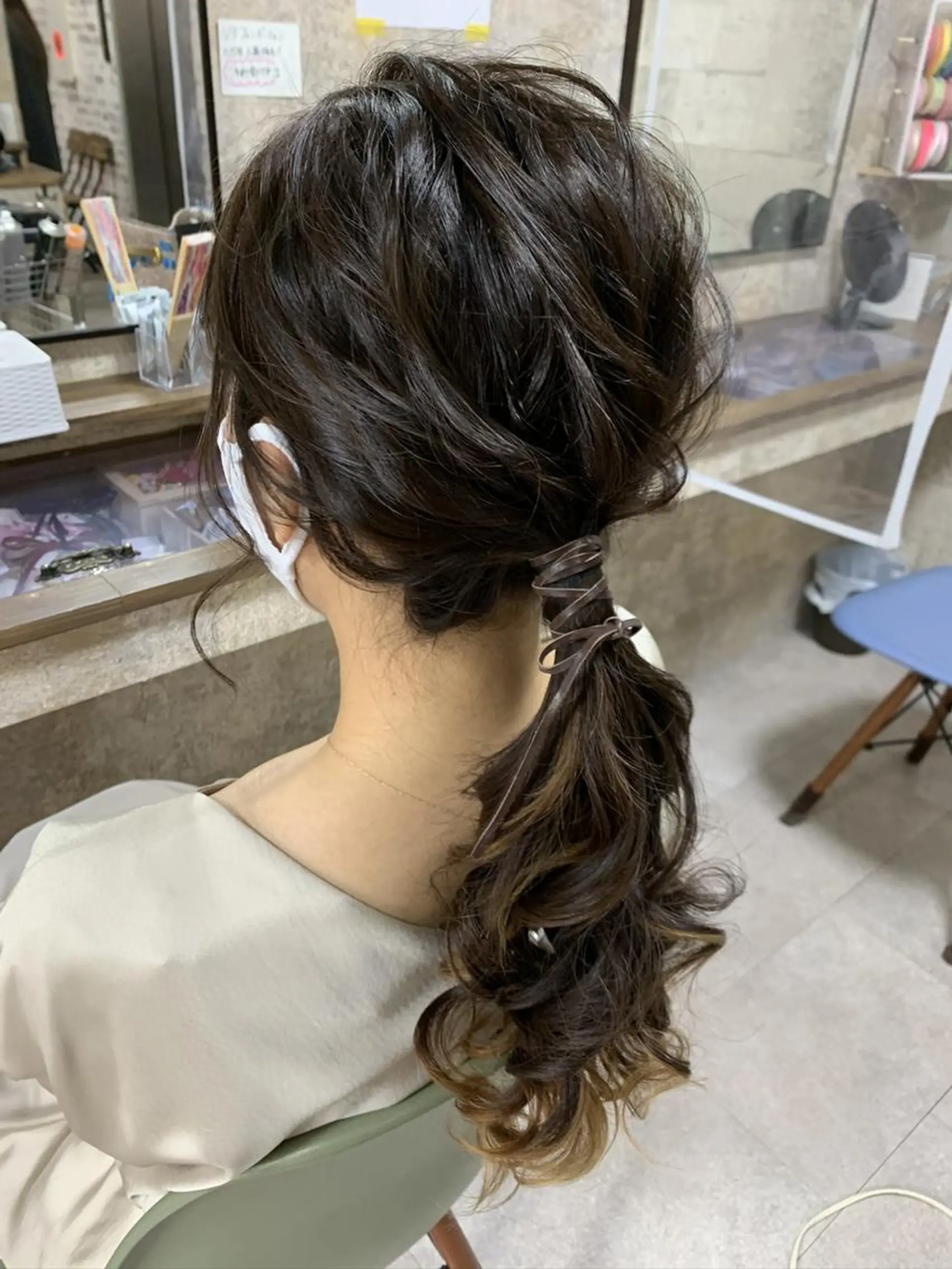 ロング ヘアアレンジ Achieve 三ノ宮のヘアスタイル