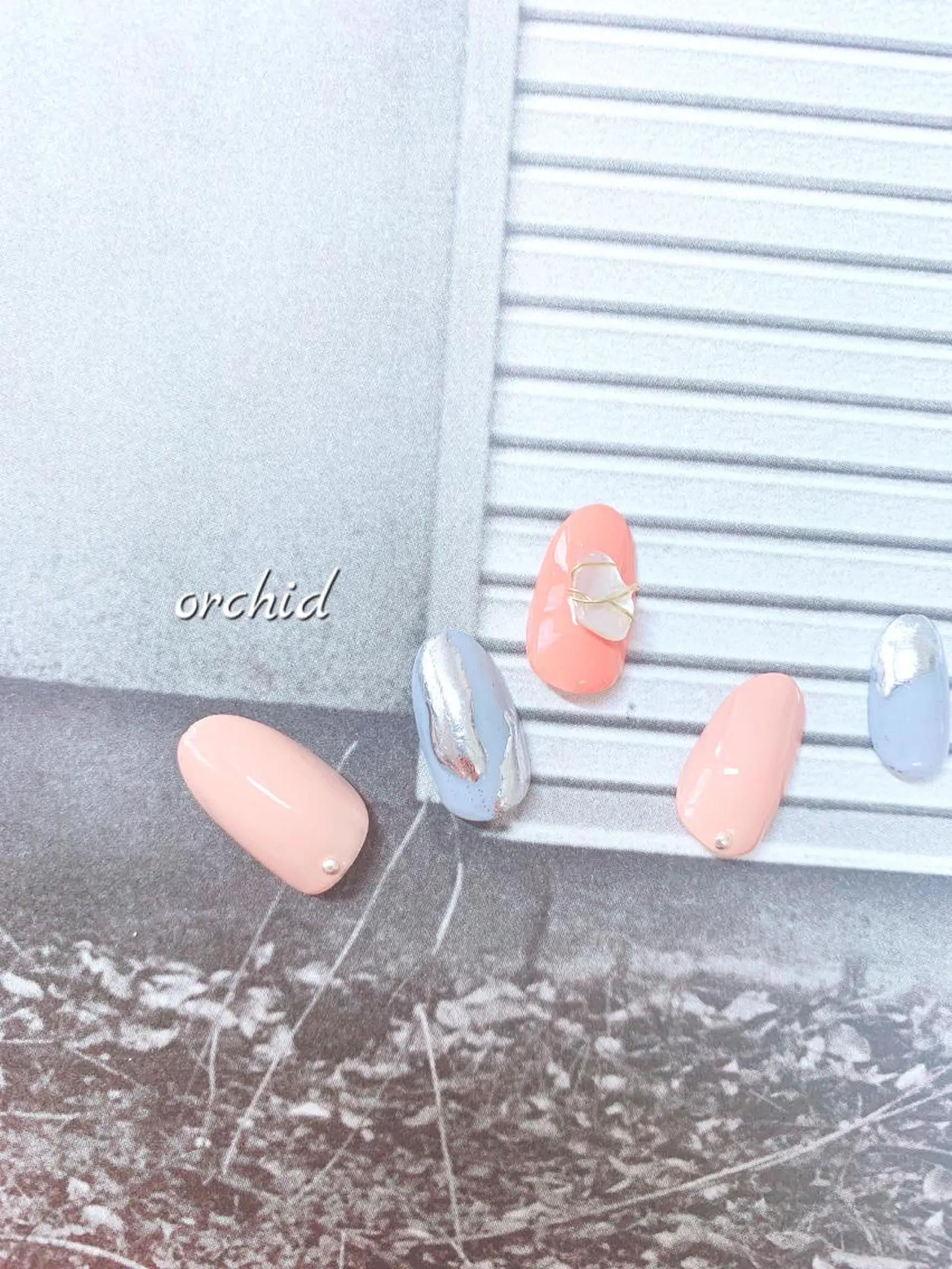 ネイル orchid ♡オーキッドのネイルデザイン