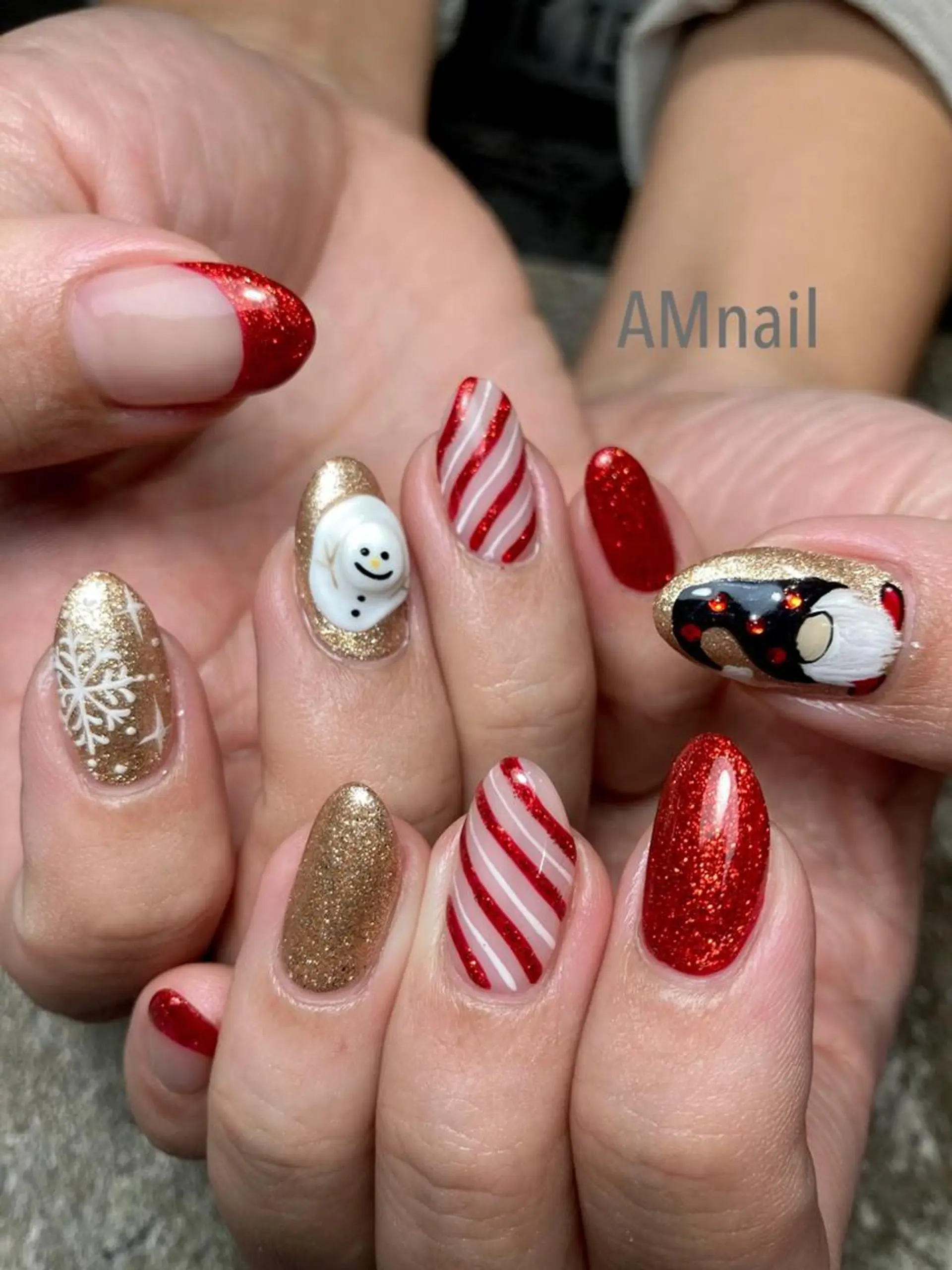 ネイル アートネイル 持ち込み ハンドネイル Am:nail 柏 SUE（スゥ）のネイルデザイン