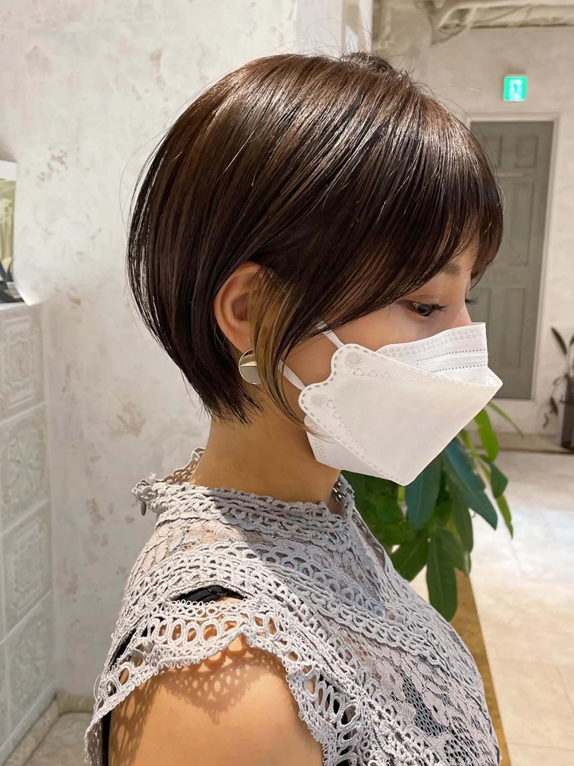 ショート 似合わせカット ショートヘア カット ヘアカラー トリートメント 韓国ヘア/髪質改善 /Harunaのヘアスタイル