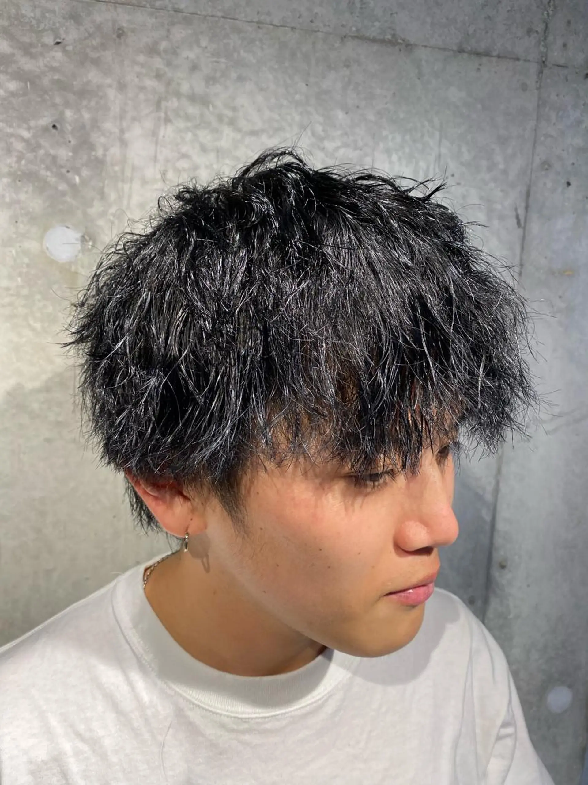 メンズ メンズパーマ カット パーマ SALOWIN 原宿ILSalice所属・ナチュラル特化 低価格/ＪＯのヘアスタイル