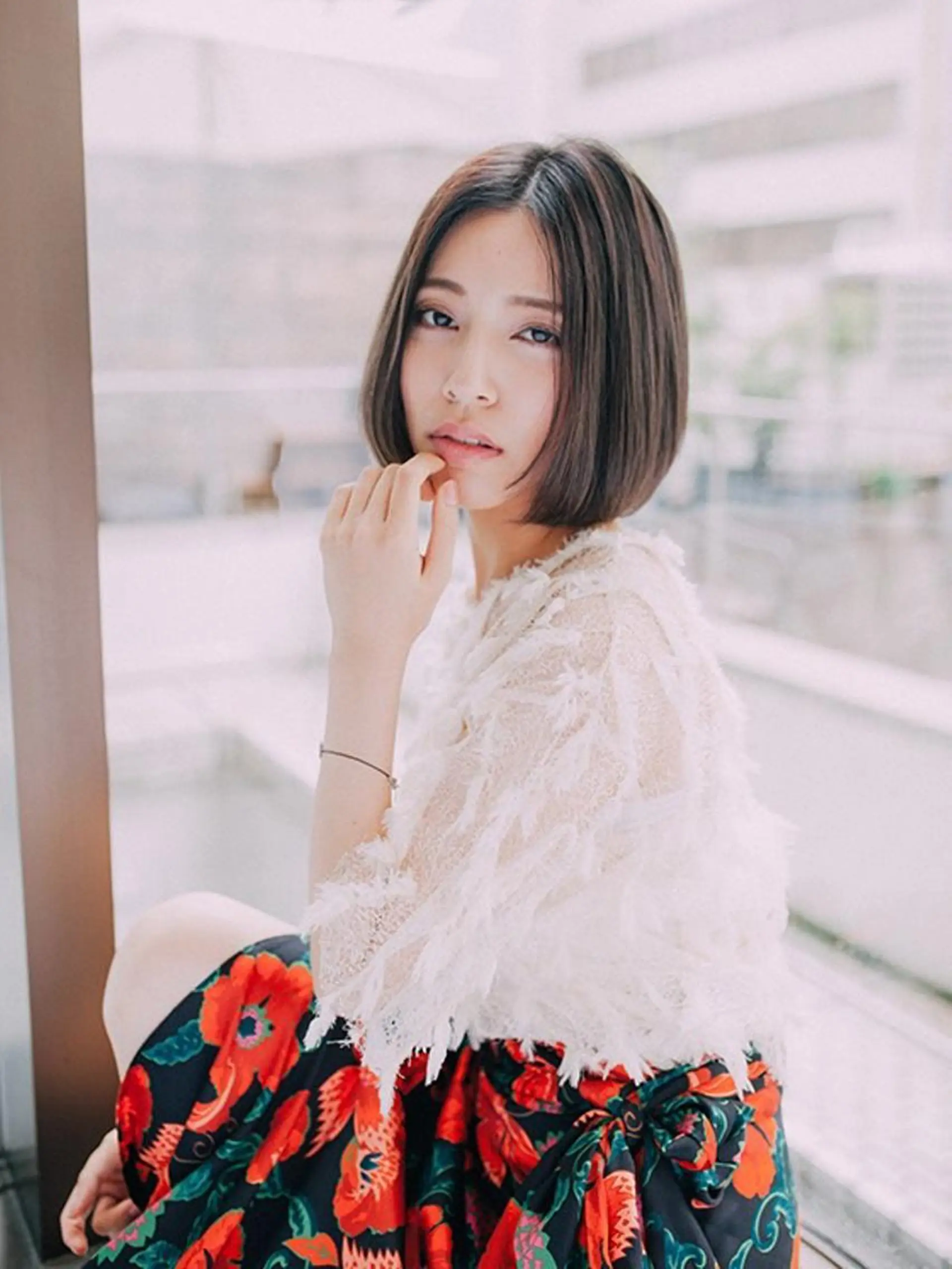 カラー benji所属・Hamatsu Misakiのヘアスタイル