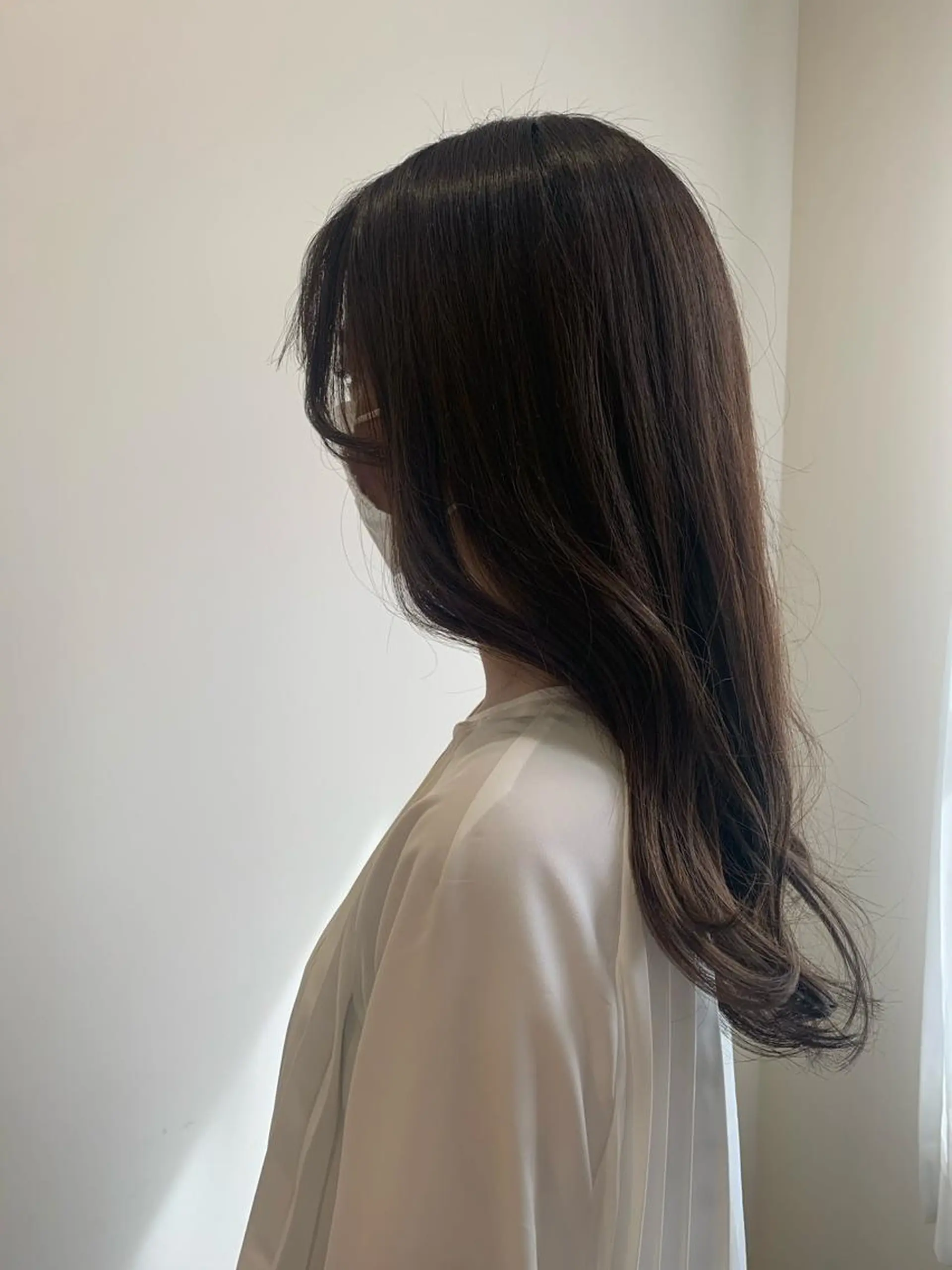 ロング カラー ブラウンカラー ココアブラウン ヨシンモリ 韓国風ヘア 現地韓国ヘア🇰🇷 Chisaki치사키のヘアスタイル