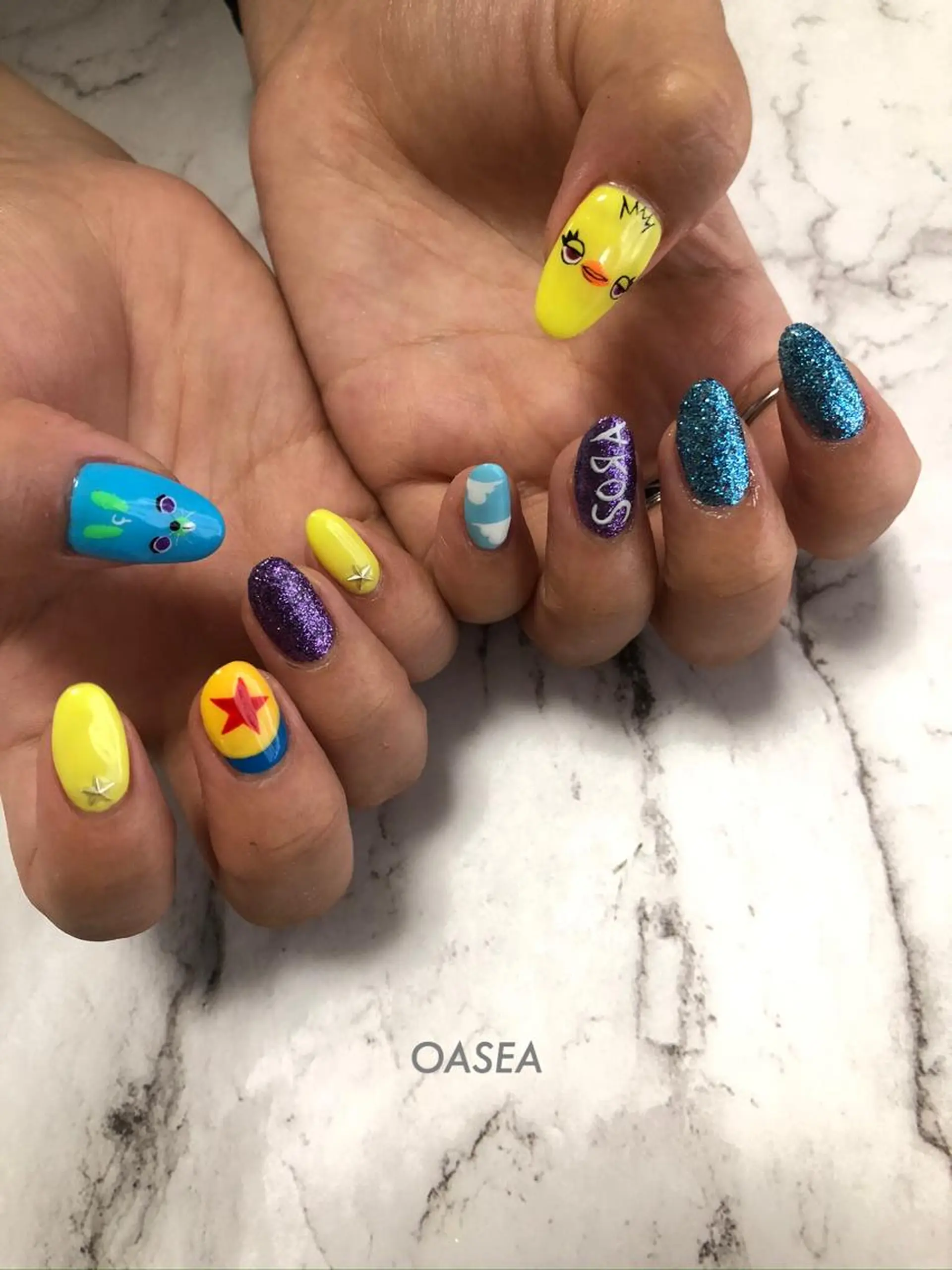 ネイル ハンドネイル 🌞💜 KAORI 🌴のネイルデザイン