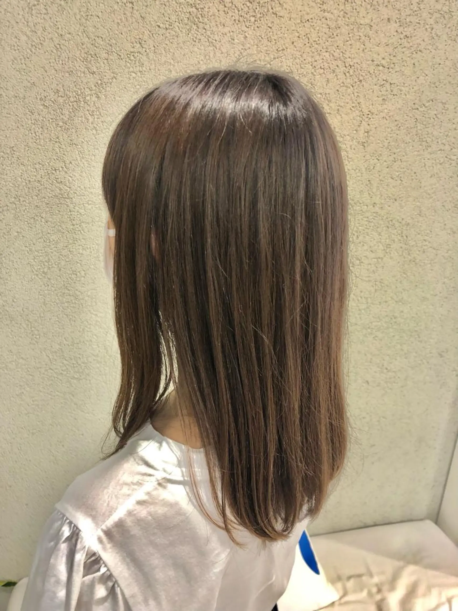 ロング カラー ブラウンカラー ナチュラルブラウン ヘアカラー トリートメント 阿部 美咲のヘアスタイル
