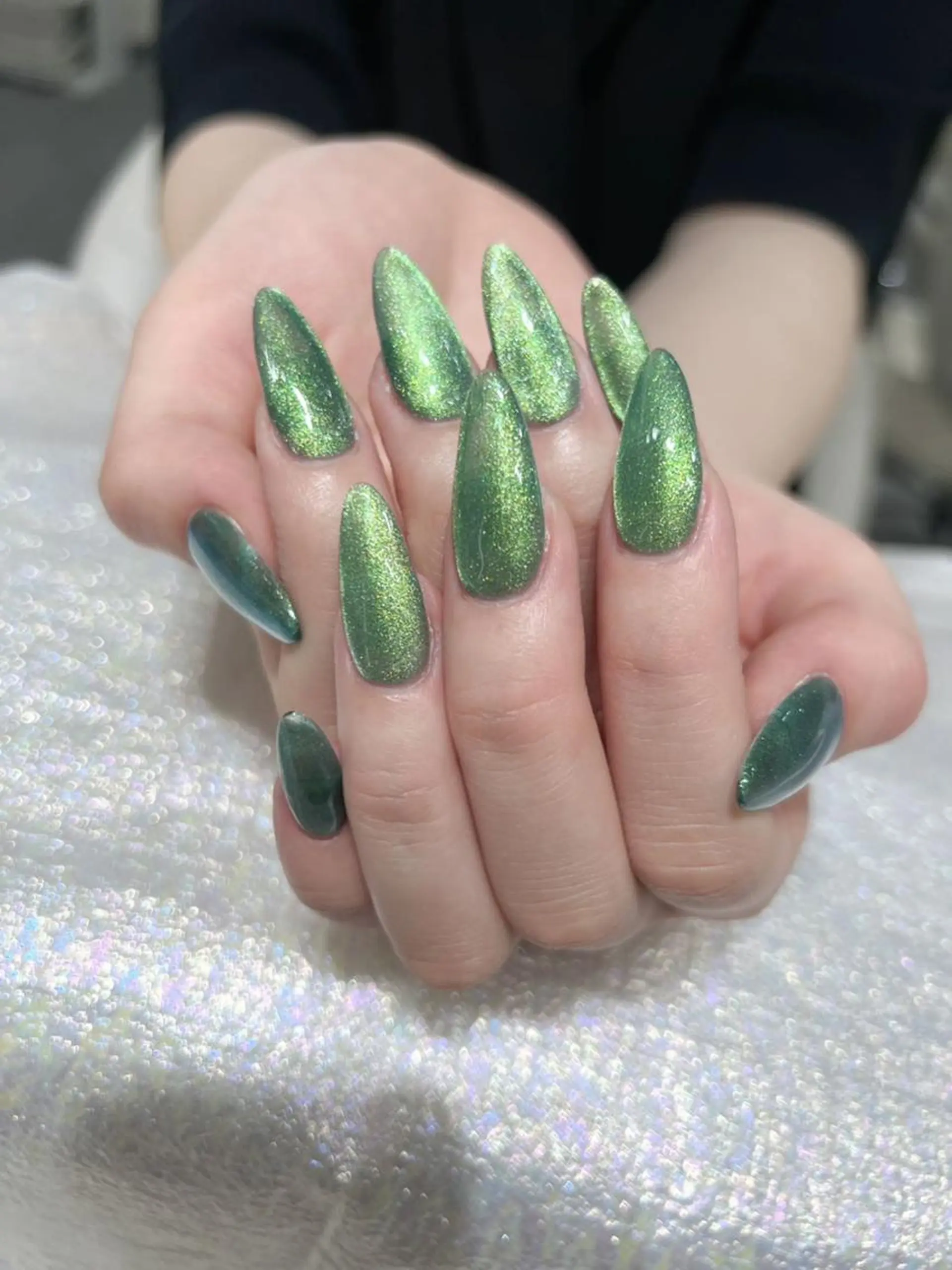 ネイル 長さ出し マグネットネイル ワンカラーネイル ネイルチップ Queens momoのネイルデザイン