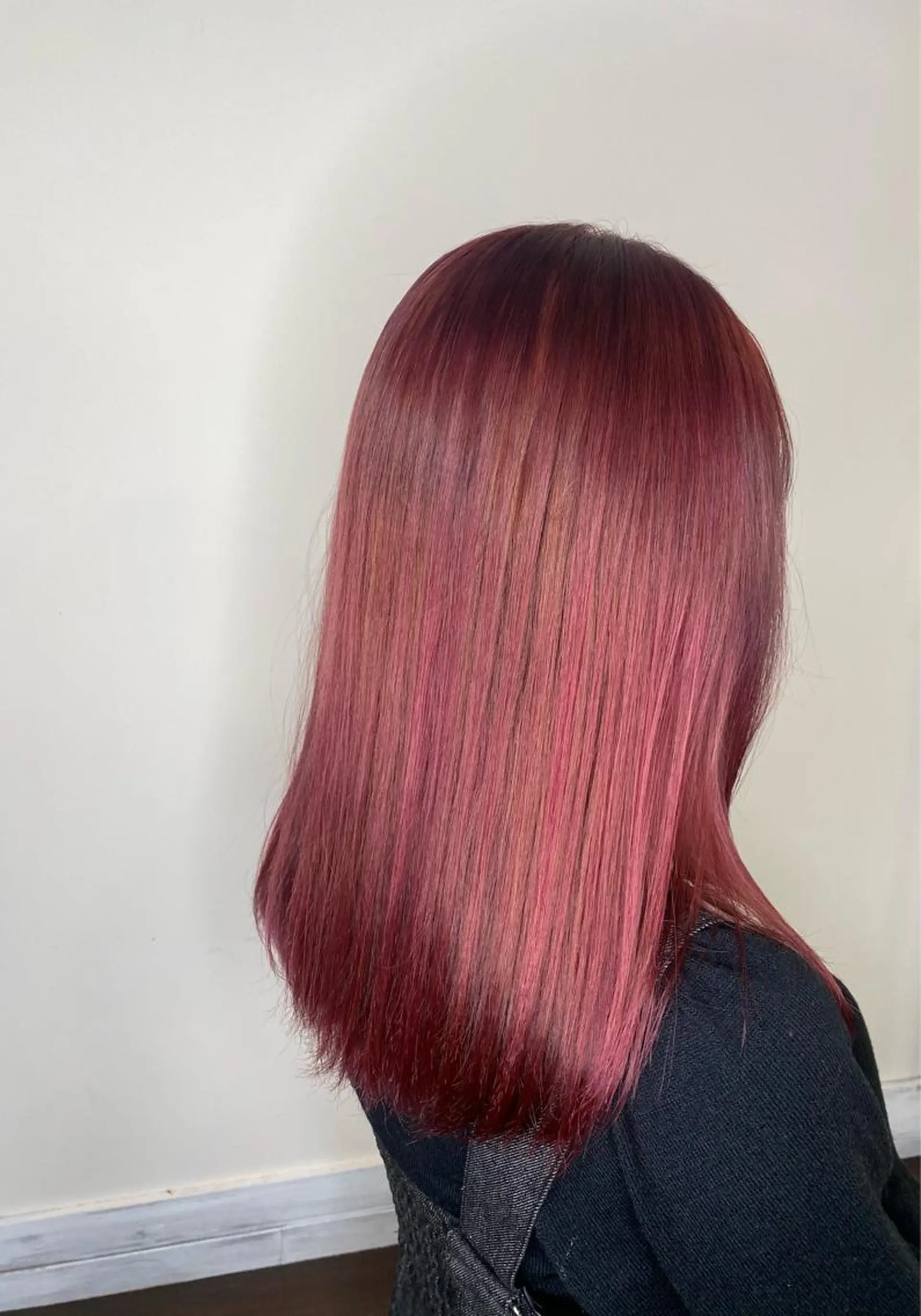 セミロング カラー カット ヘアカラー トリートメント 店長 奈須 雄紀のヘアスタイル