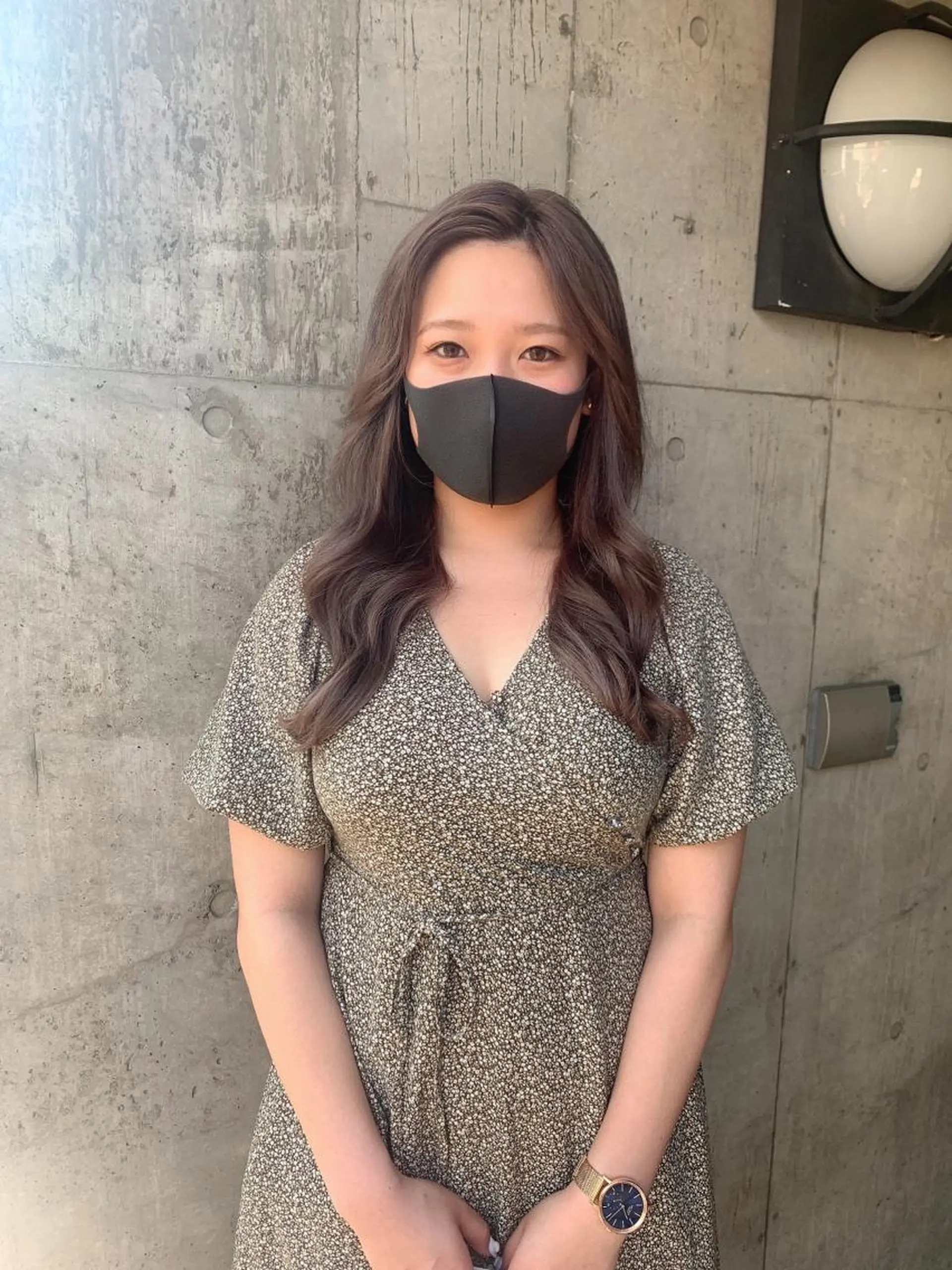 ロング カラー カット ヘアカラー トリートメント ミルクティーベージュ ブリーチ　店長　清水のヘアスタイル