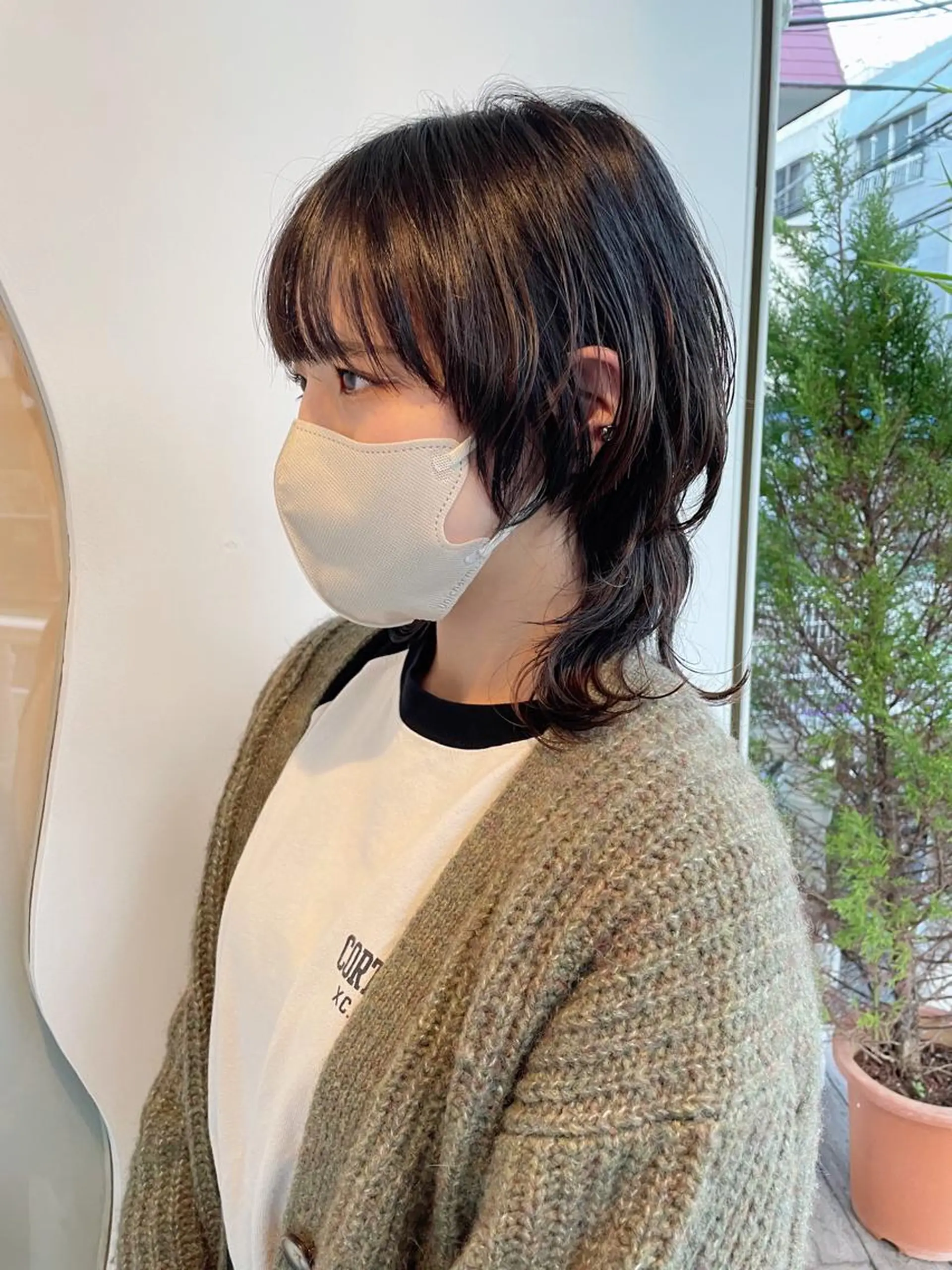 セミロング くびれヘア 顔まわりレイヤー レイヤーカット ウルフカット カット 🐺高椋 海/ウルフ/レイヤーのヘアスタイル