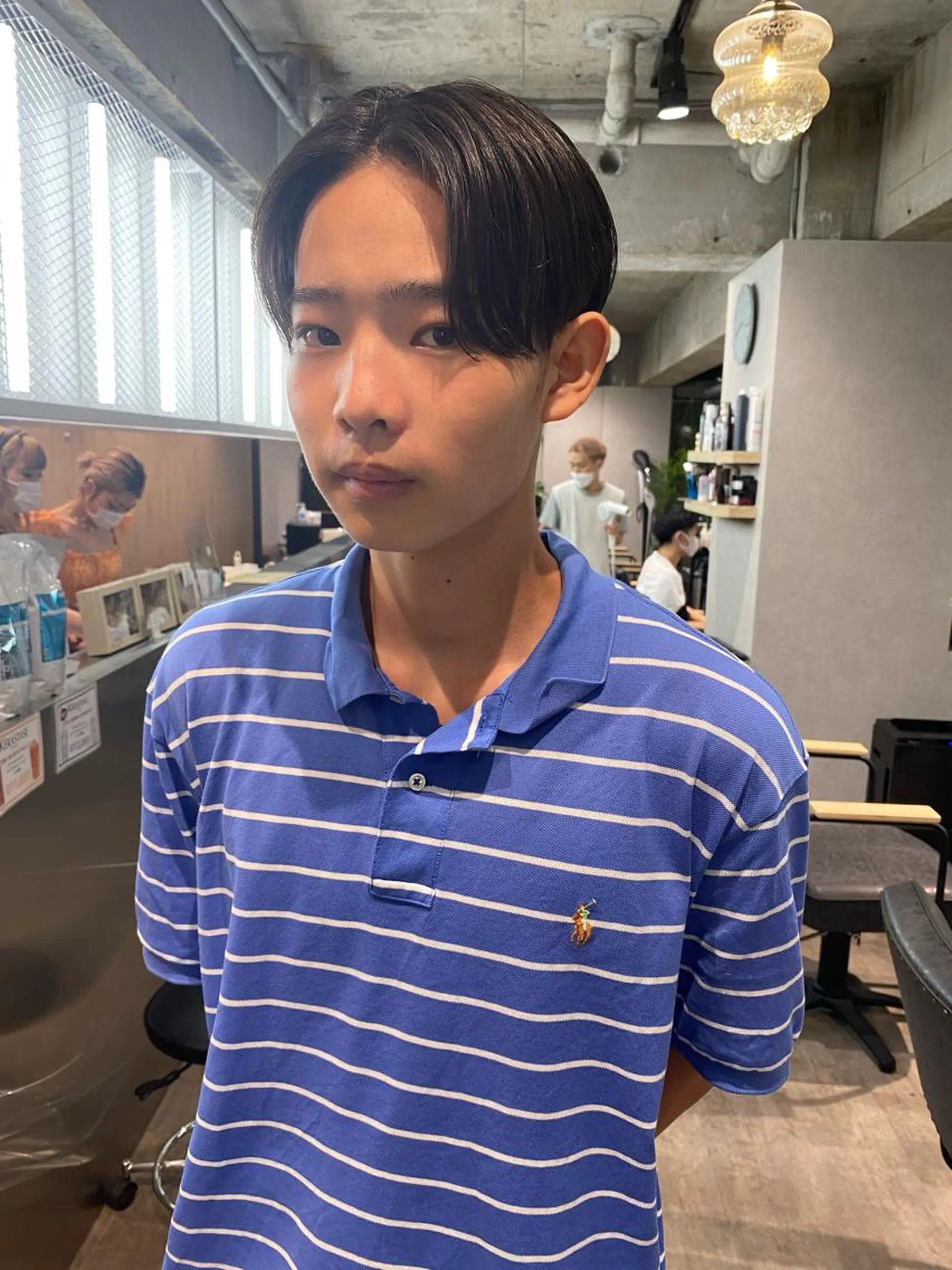 ミディアム パーマ メンズ XENA表参道 MIKUのヘアスタイル