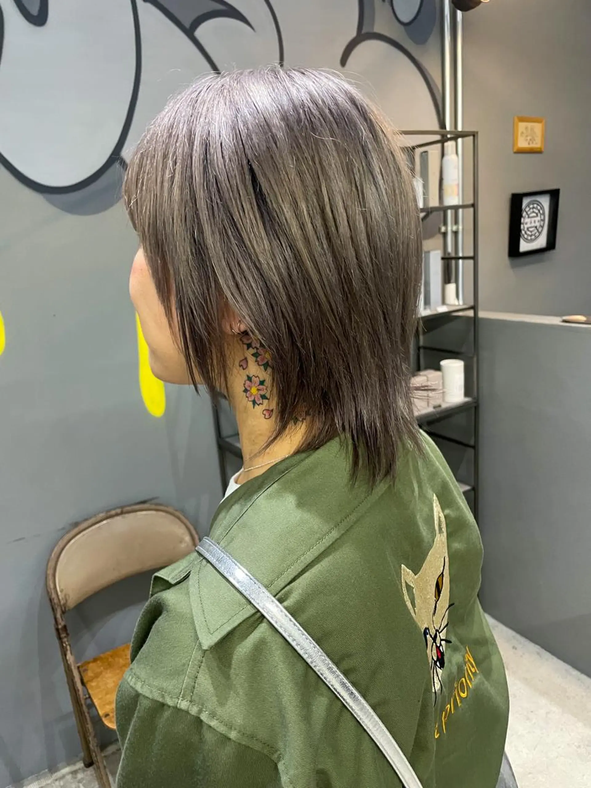 ミディアム カラー メンズ専門サロン wokeのヘアスタイル