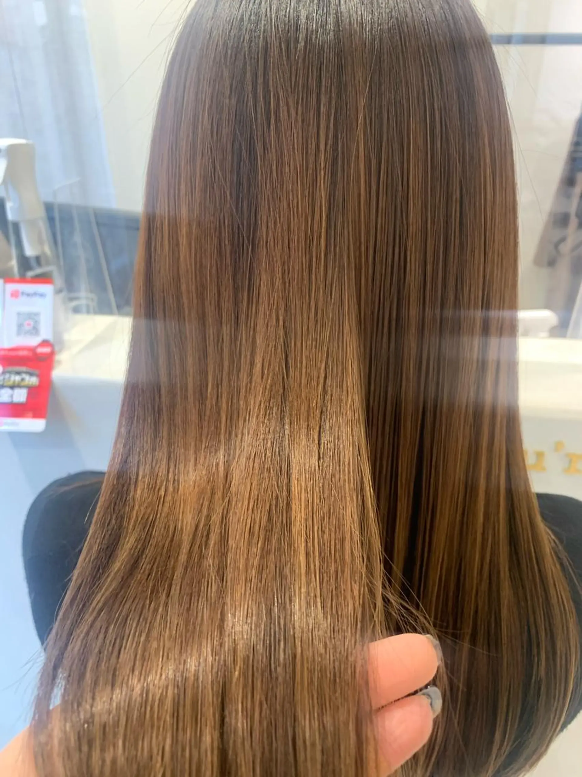 ロング カット トリートメント ボブ/美髪矯正 /佐藤　奈巳のヘアスタイル